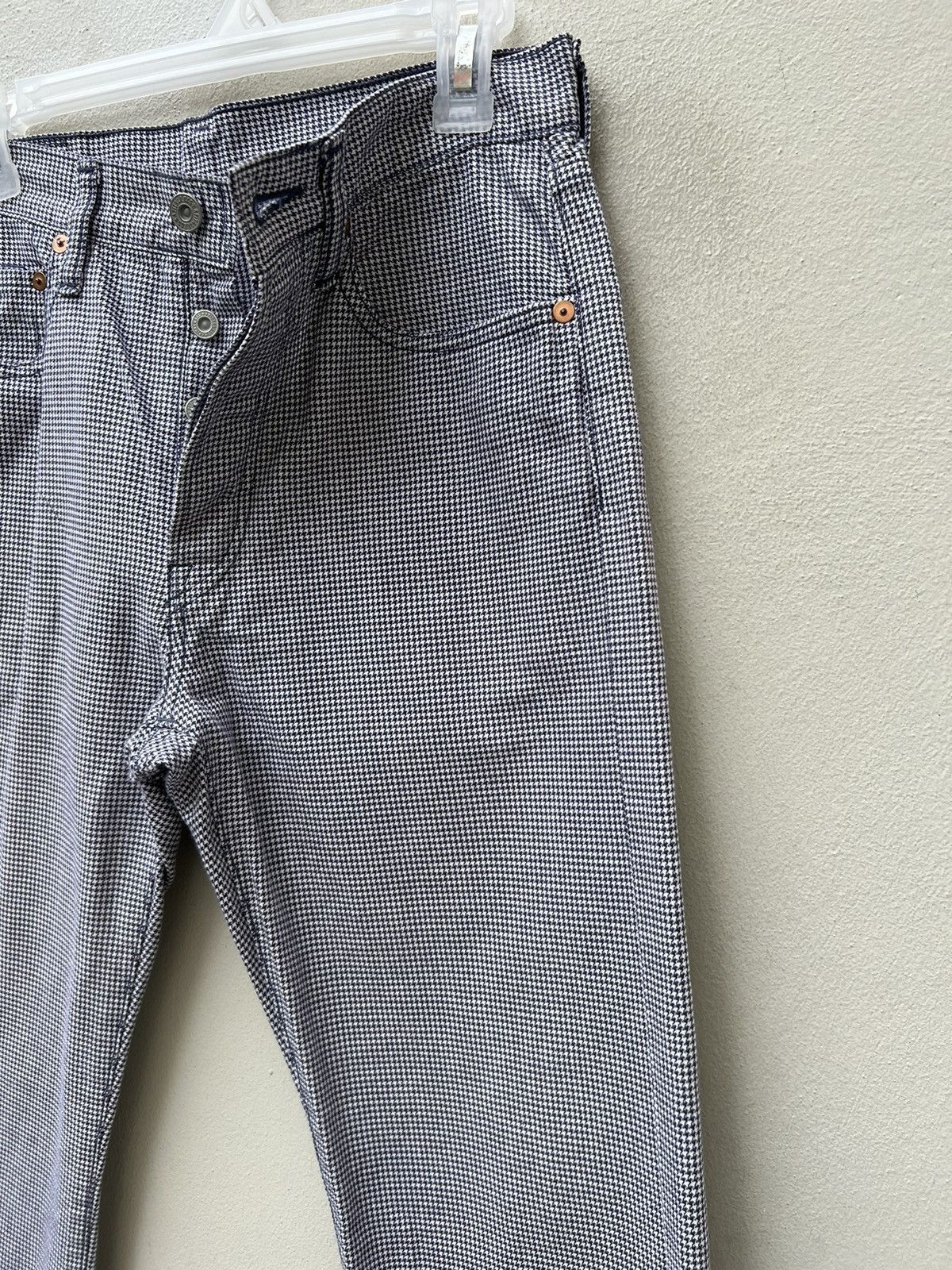 Kapital KAPITAL Hiro Hirata Houndstooth Monogram Jeans Size US 30 / EU 46 - 12 Thumbnail