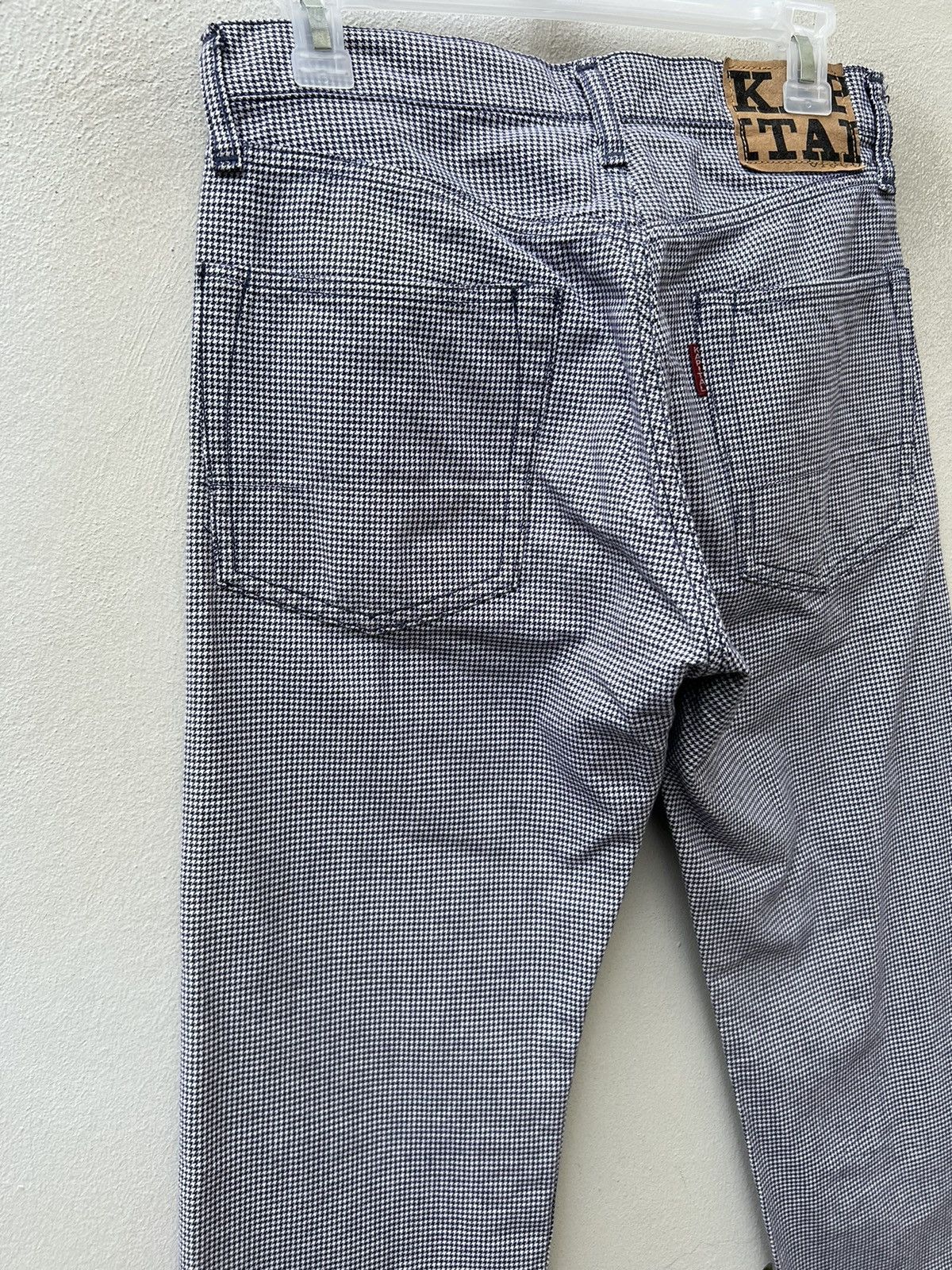 Kapital KAPITAL Hiro Hirata Houndstooth Monogram Jeans Size US 30 / EU 46 - 17 Thumbnail