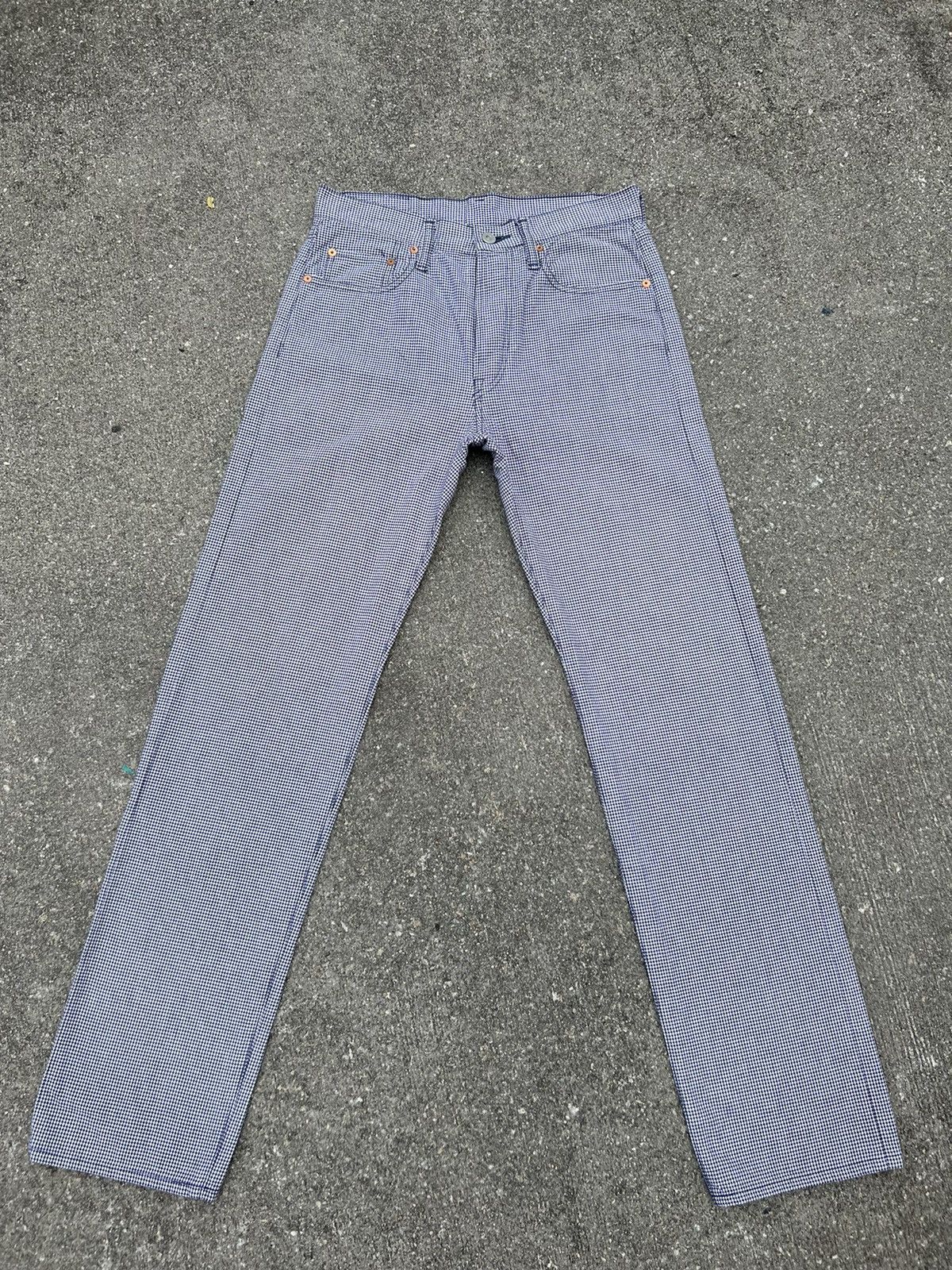 Kapital KAPITAL Hiro Hirata Houndstooth Monogram Jeans Size US 30 / EU 46 - 1 Thumbnail