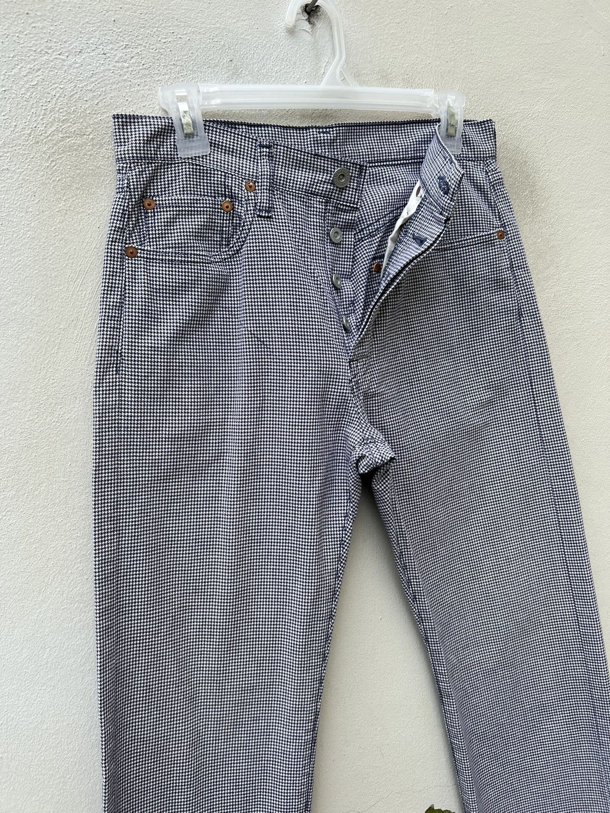 Kapital KAPITAL Hiro Hirata Houndstooth Monogram Jeans Size US 30 / EU 46 - 8 Thumbnail