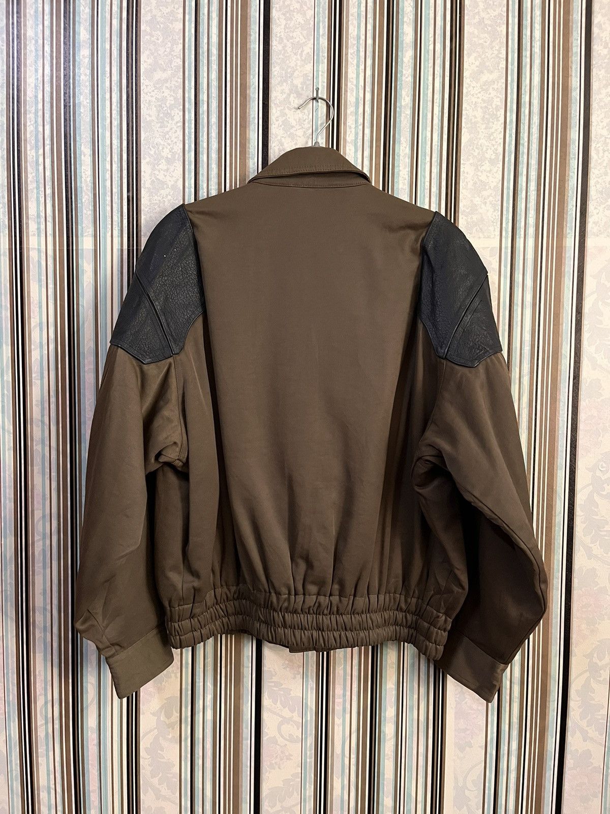 Bjorn Borg 1990s panel leather attached casual jacket #D1 Size US S / EU 44-46 / 1 - 6 Thumbnail