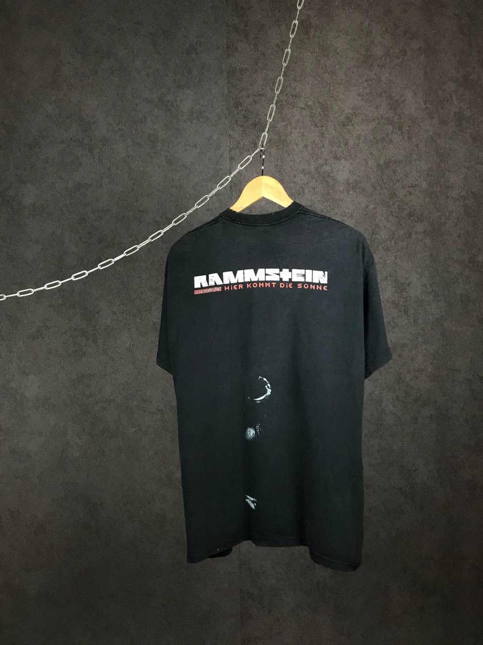 Band Tees Rammstein vintage rock band overprinted distressed tee Size US XL / EU 56 / 4 - 2 Thumbnail