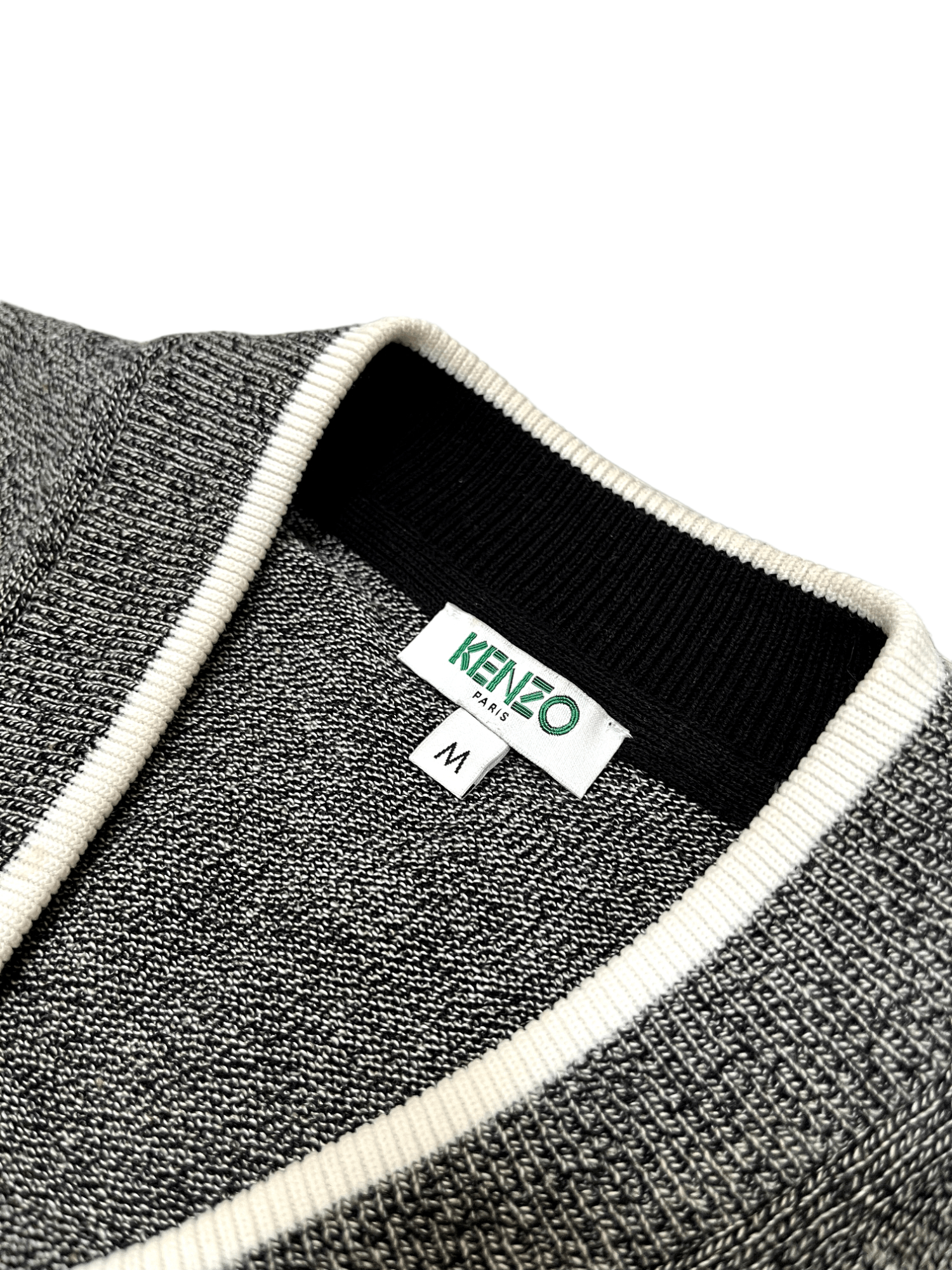 Designer Kenzo Grey Zipped Up Sweatshirt Size US M / EU 48-50 / 2 - 7 Thumbnail