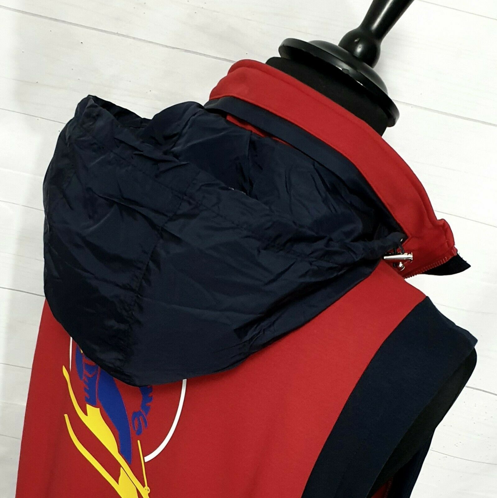 Polo Ralph Lauren Polo Ralph Lauren Skier POLO USA Hooded Vest Size US XL / EU 56 / 4 - 6 Thumbnail