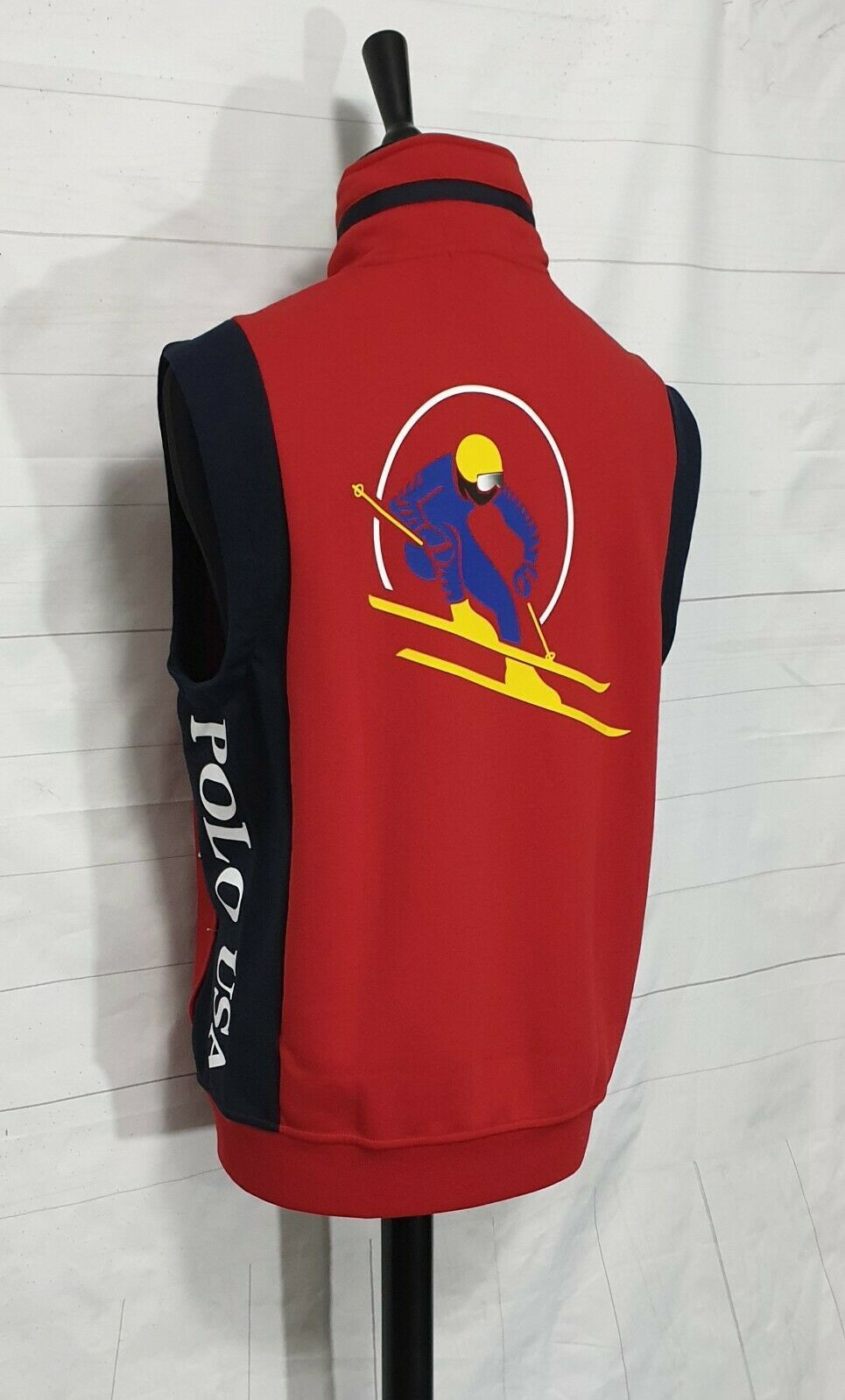 Polo Ralph Lauren Polo Ralph Lauren Skier POLO USA Hooded Vest Size US XL / EU 56 / 4 - 5 Thumbnail