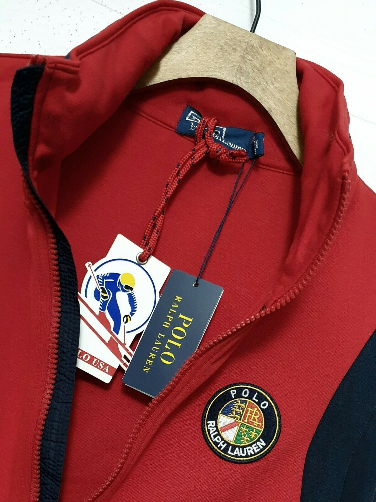 Polo Ralph Lauren Polo Ralph Lauren Skier POLO USA Hooded Vest Size US XL / EU 56 / 4 - 11 Thumbnail
