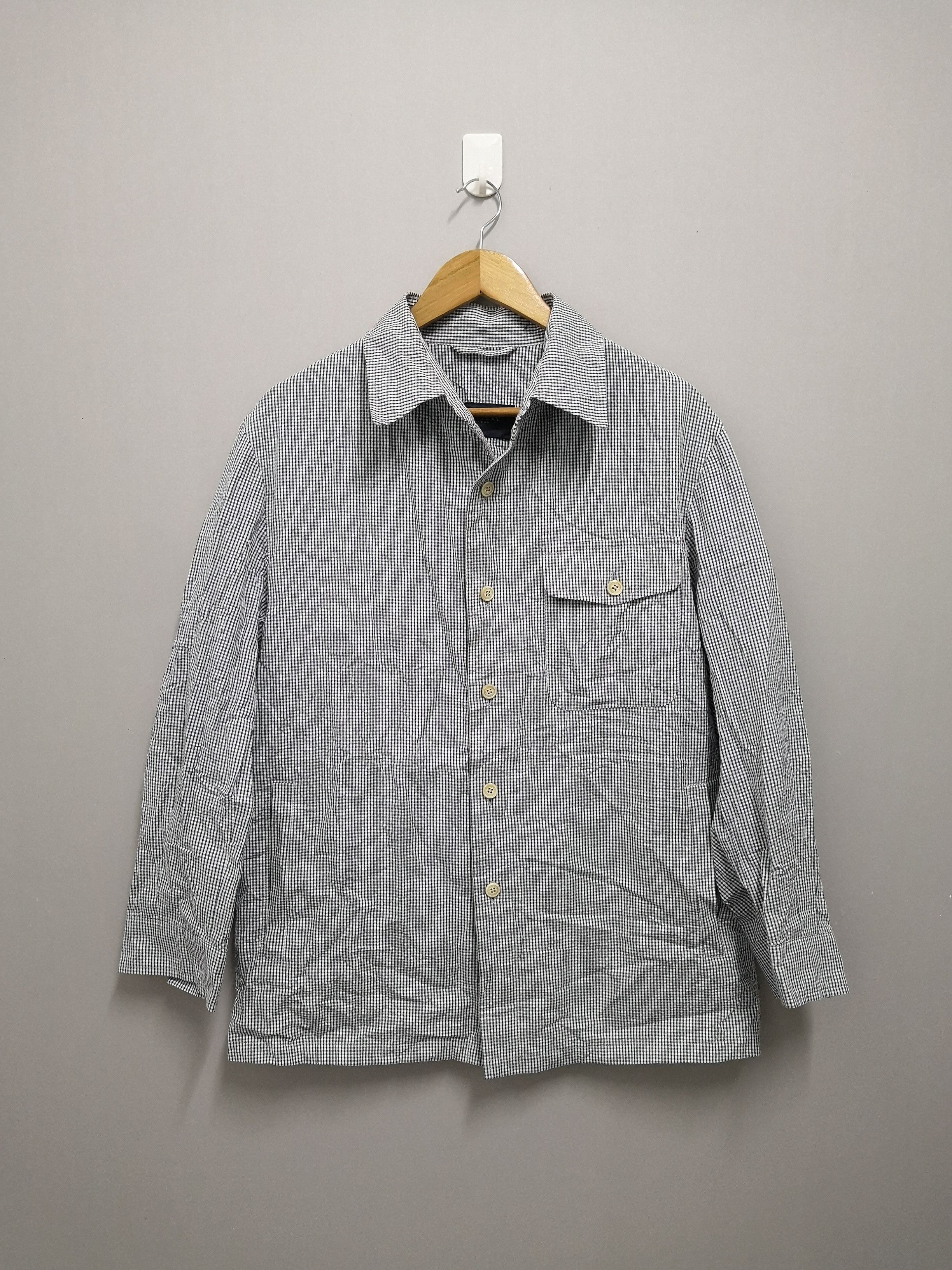 image of Burberry London Checkered Jacket, Men's (Size Medium)