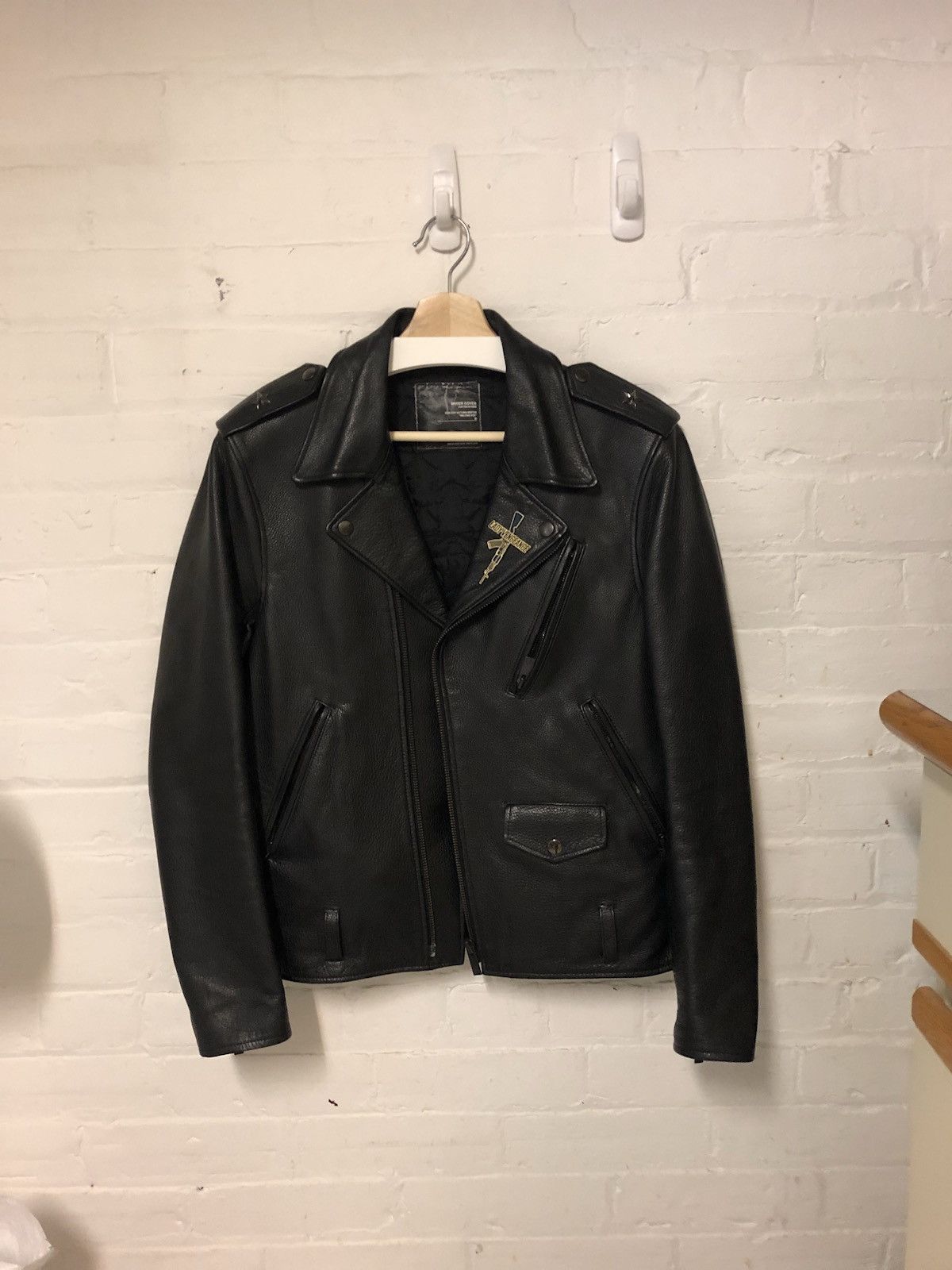 Undercover Undercover AW13 Double Zip Leather Rider Jacket