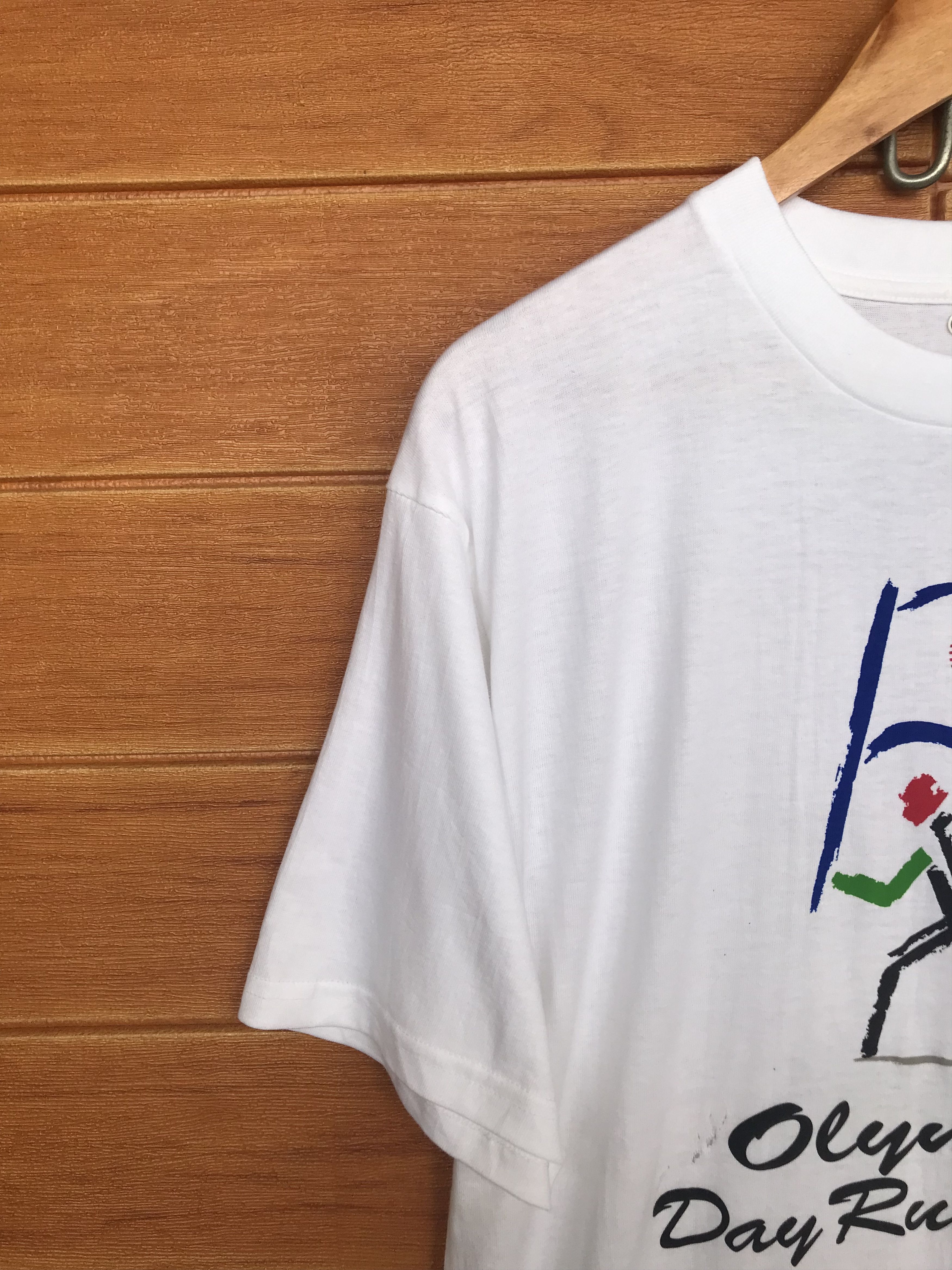 USA Olympics Vintage Olympic Day Run 2001 Coca-Cola Mizuno T-Shirt Size US M / EU 48-50 / 2 - 4 Thumbnail