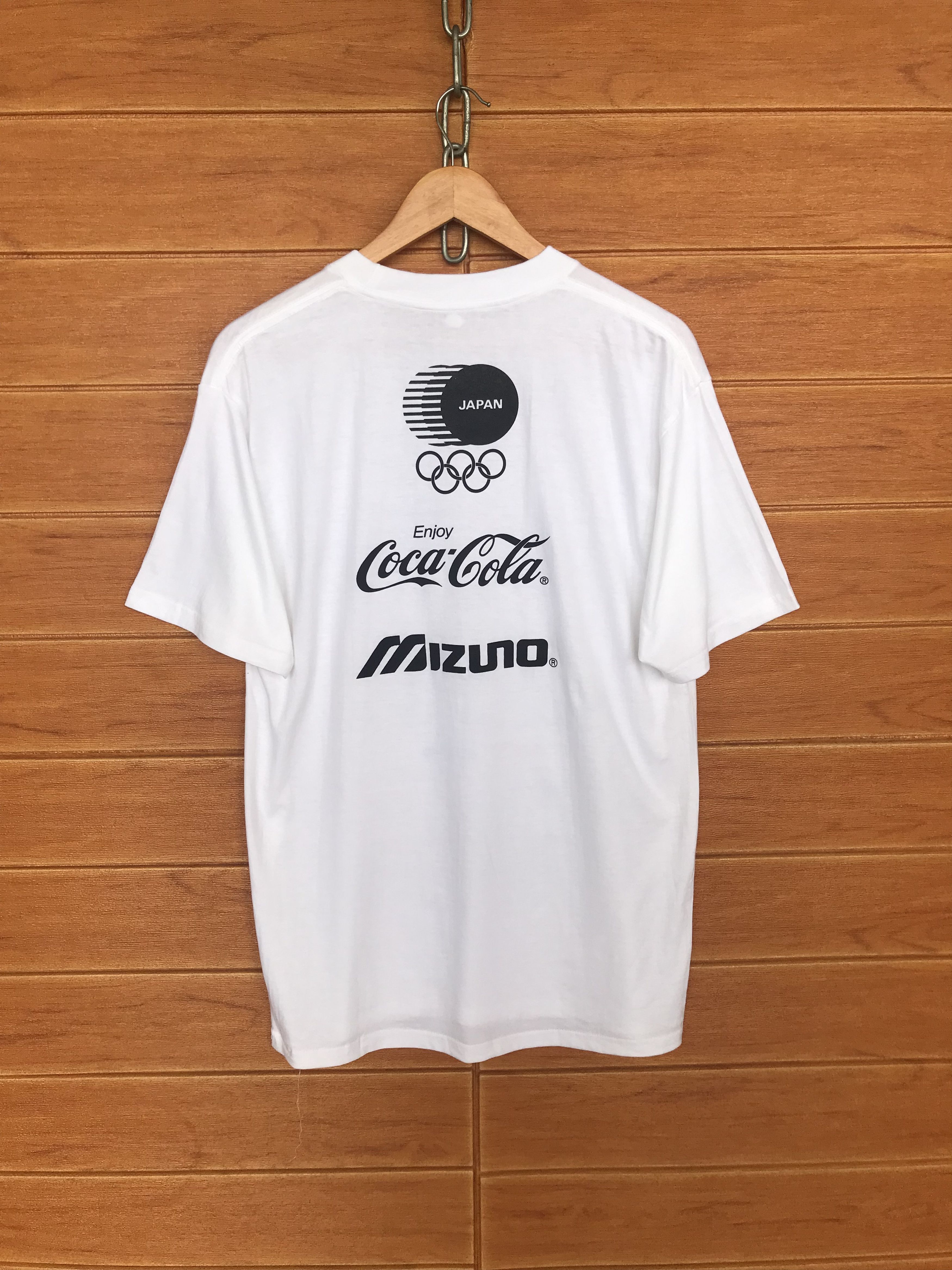 USA Olympics Vintage Olympic Day Run 2001 Coca-Cola Mizuno T-Shirt Size US M / EU 48-50 / 2 - 8 Thumbnail