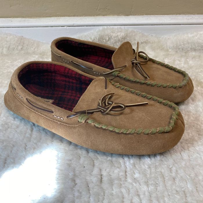 Woolrich John Rich Bros. Woolrich Camel Brown Suede Moccasin