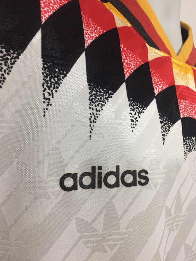 Adidas Vintage Adidas Germany 1994 Jersey Jurgen Klinsmann Era Size US L / EU 52-54 / 3 - 3 Thumbnail