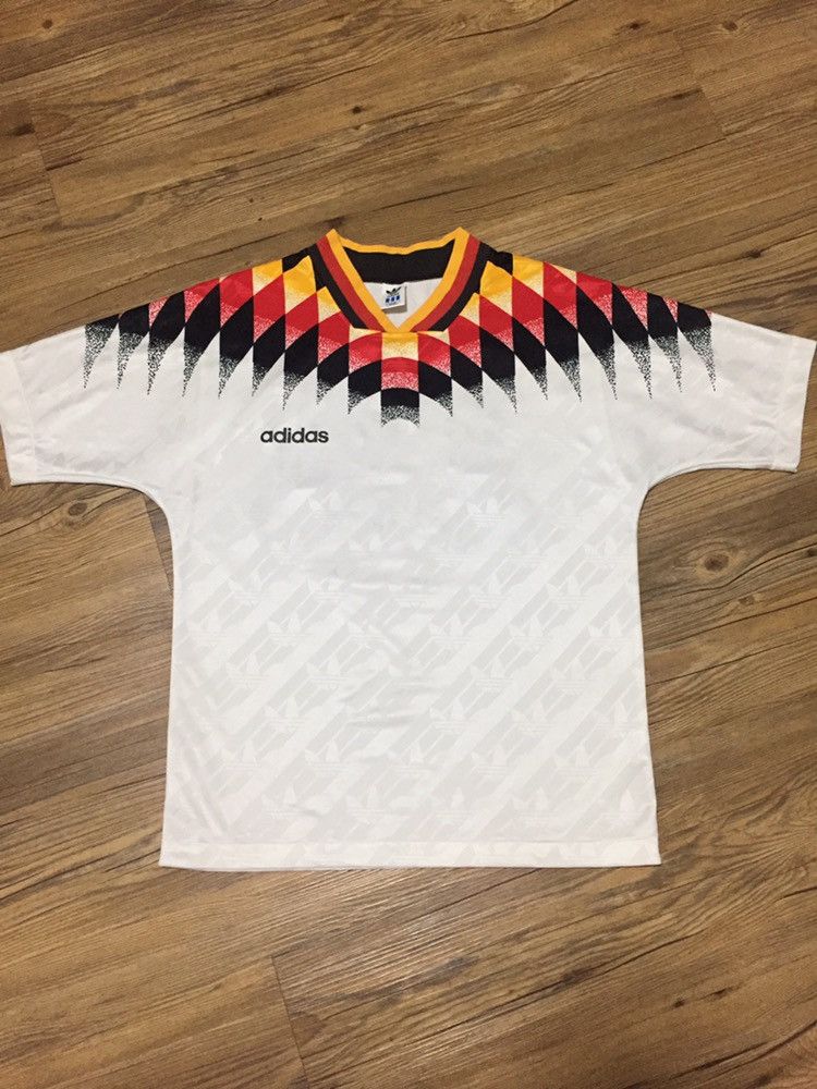 Adidas Vintage Adidas Germany 1994 Jersey Jurgen Klinsmann Era Size US L / EU 52-54 / 3 - 4 Thumbnail