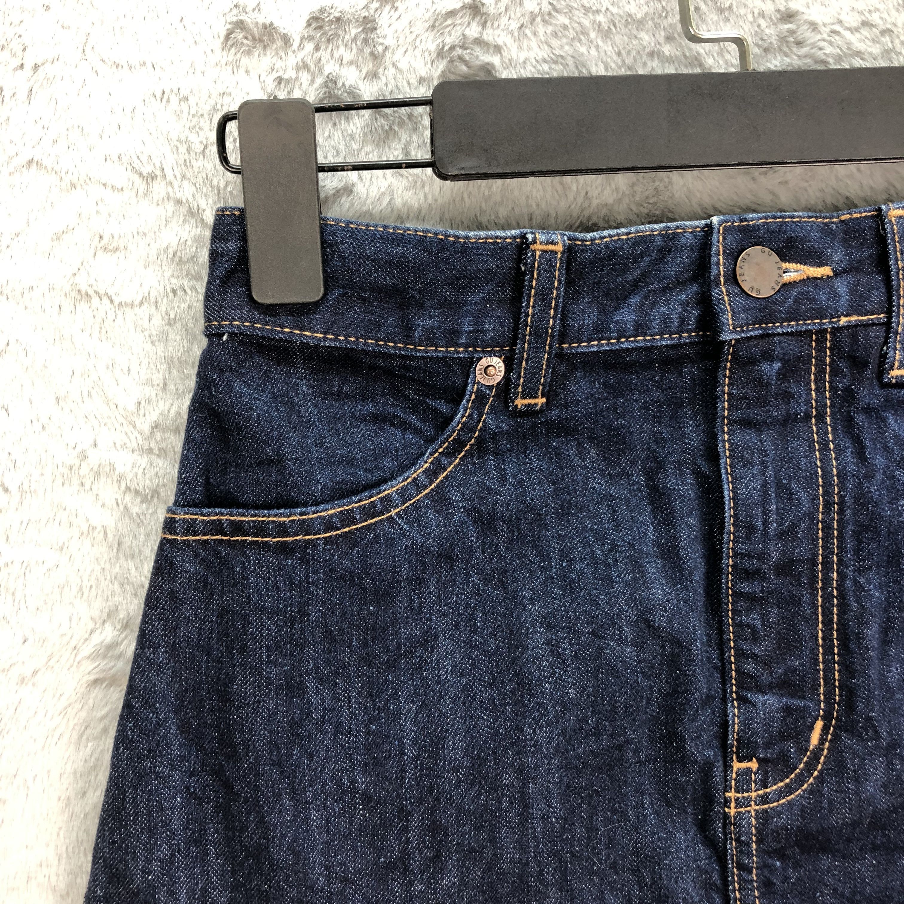 Japanese Brand SAILOR MOON X GU Japan Jeans Mini Skirt #5079-40 Size 27" / US 4 / IT 40 - 4 Thumbnail