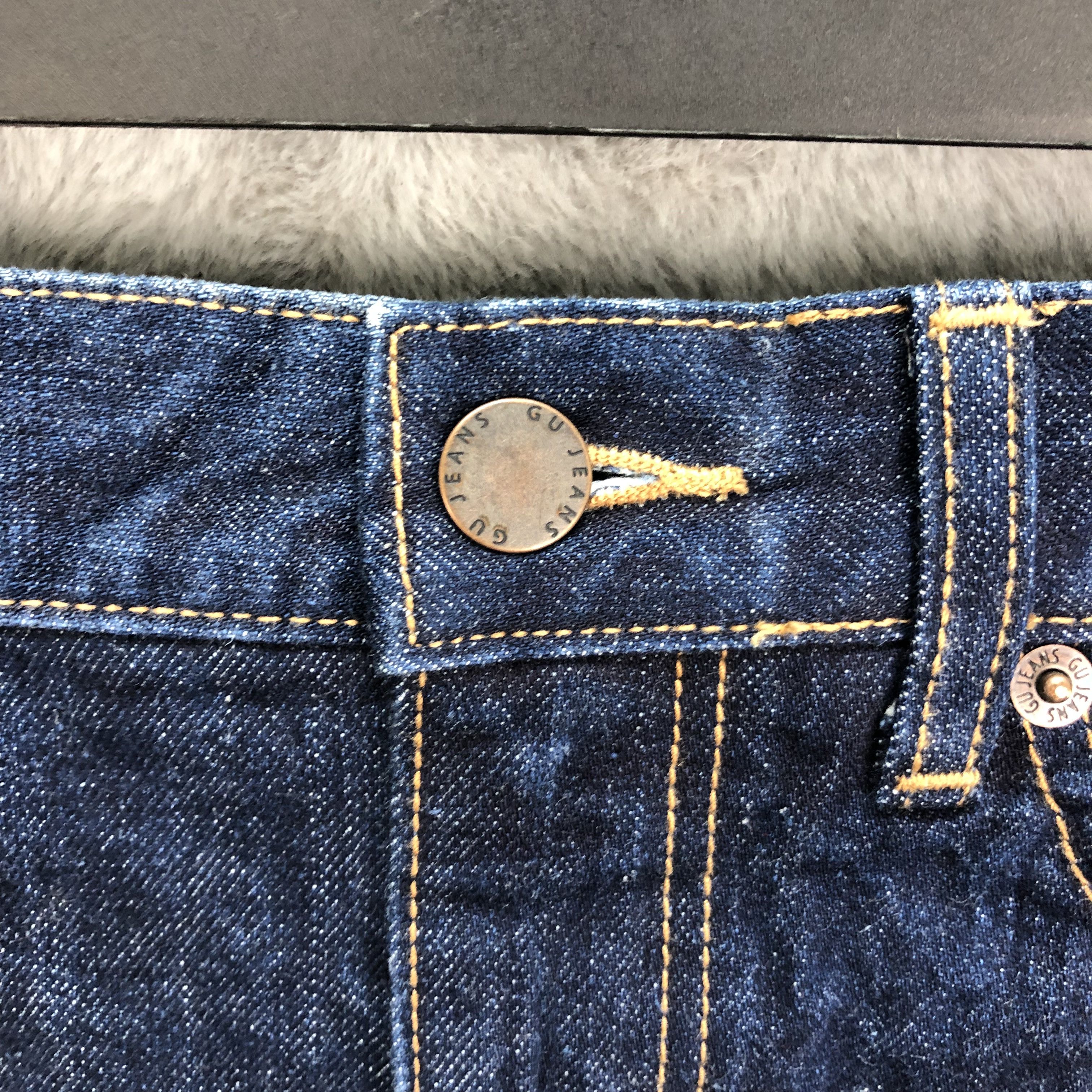 Japanese Brand SAILOR MOON X GU Japan Jeans Mini Skirt #5079-40 Size 27" / US 4 / IT 40 - 3 Thumbnail