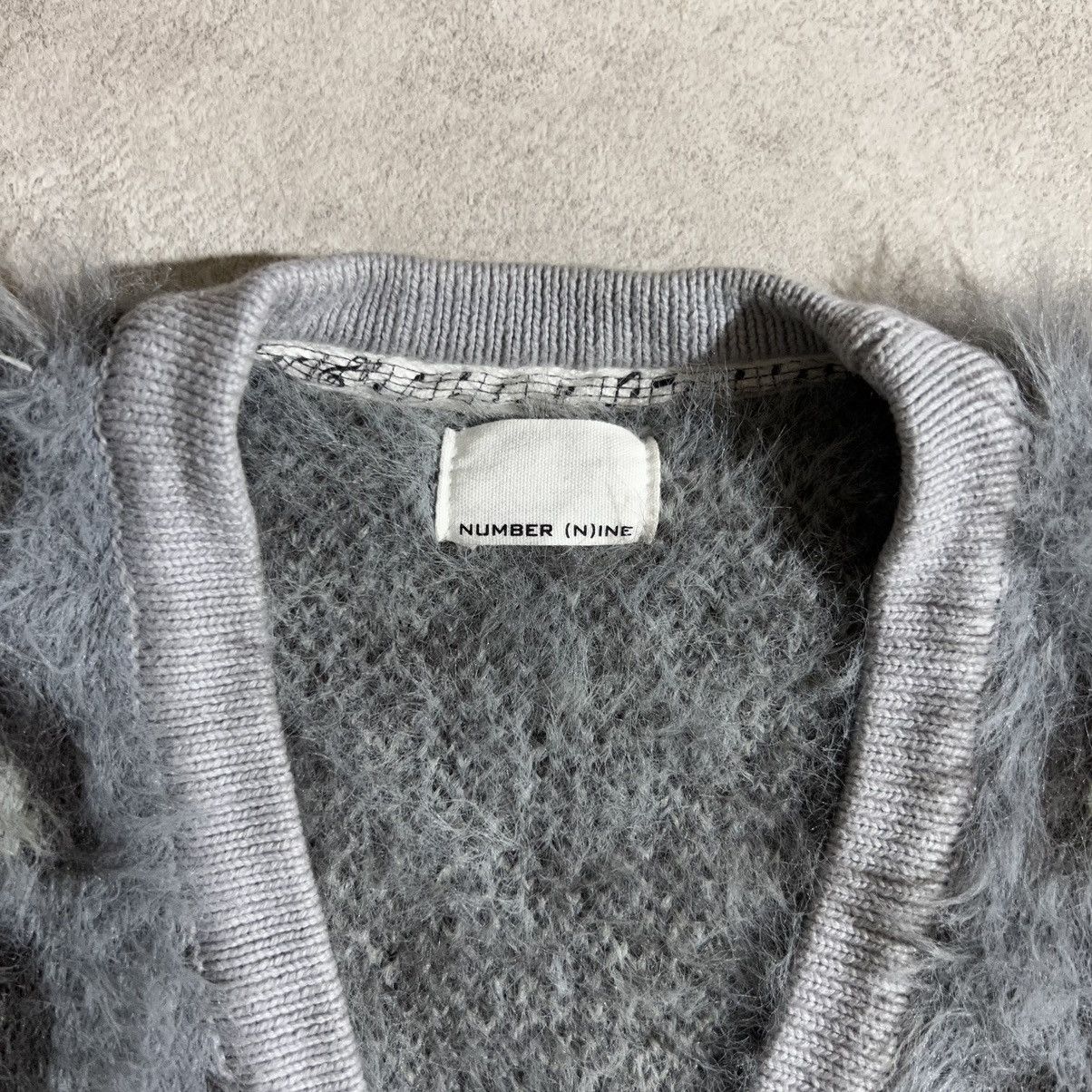 Number (N)ine Number Nine Leopard Fether Mohair knit cardigan sweat Size US M / EU 48-50 / 2 - 3 Thumbnail