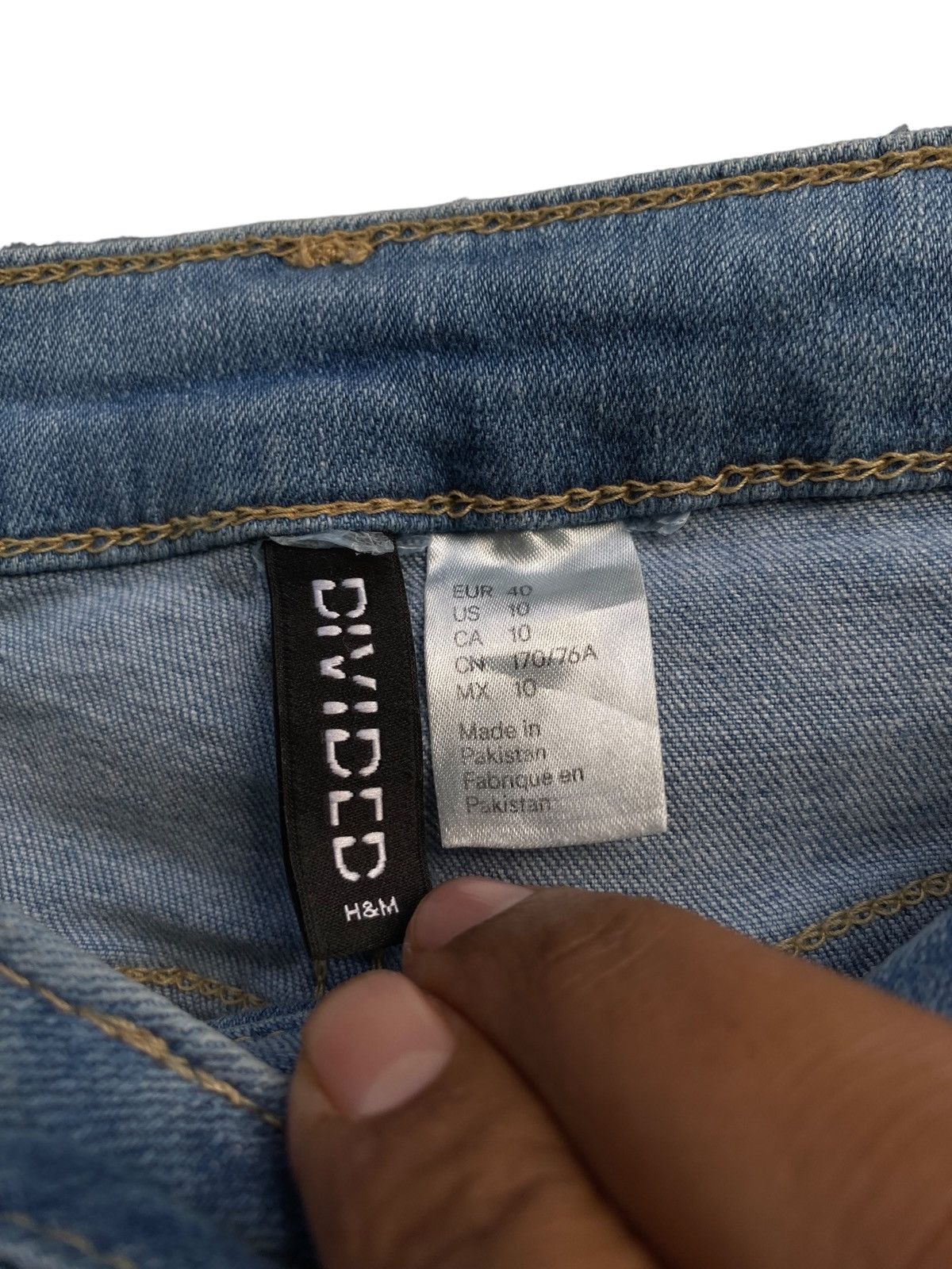 Divided × Japanese Brand Japanese Brand Devided Patchwork Double Knee Denim Size US 30 / EU 46 - 11 Thumbnail