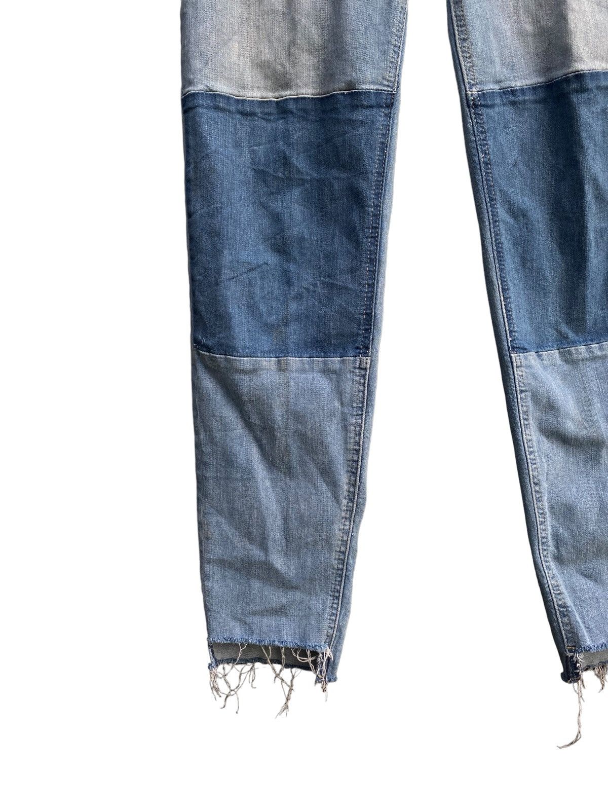 Divided × Japanese Brand Japanese Brand Devided Patchwork Double Knee Denim Size US 30 / EU 46 - 6 Thumbnail