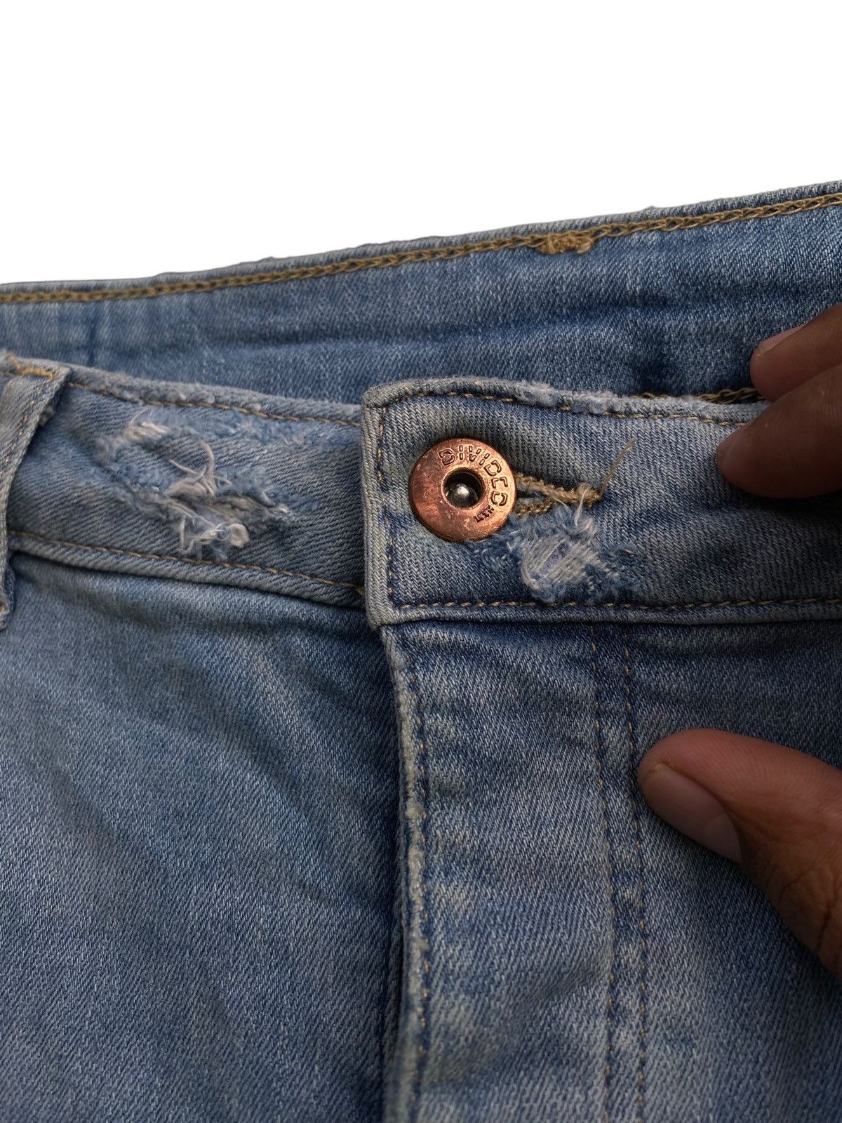 Divided × Japanese Brand Japanese Brand Devided Patchwork Double Knee Denim Size US 30 / EU 46 - 8 Thumbnail
