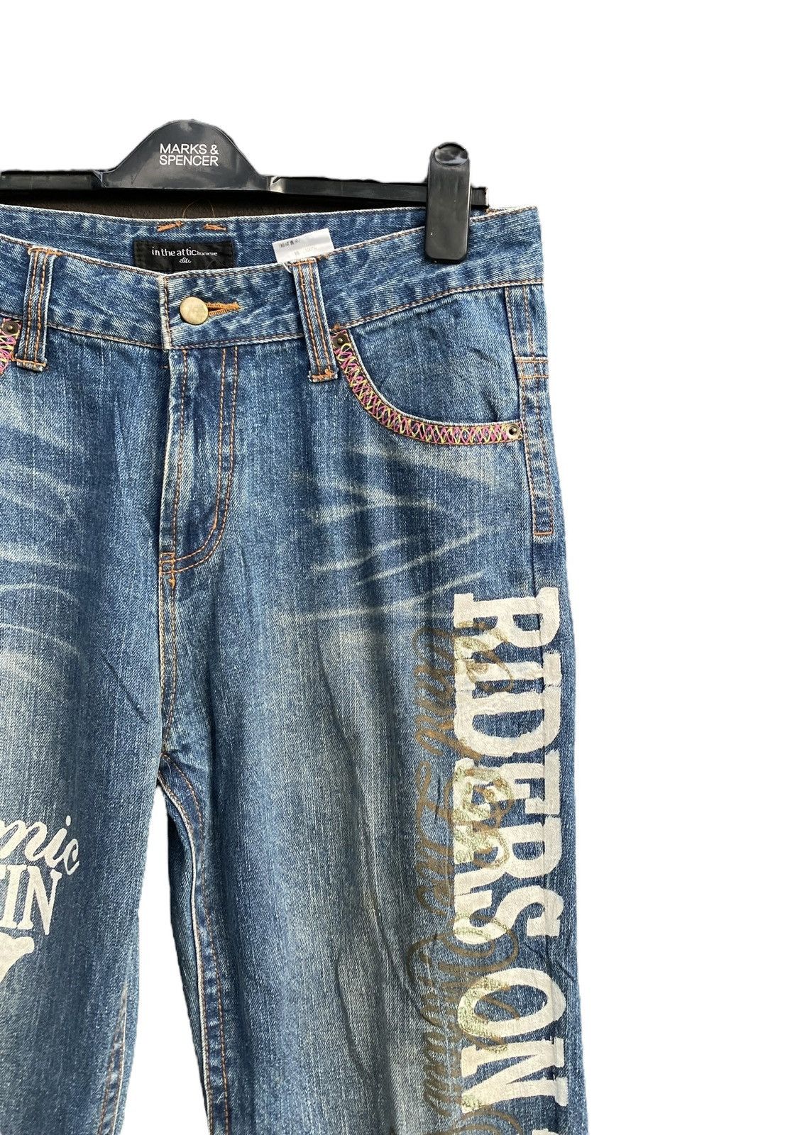 Hysteric Glamour × Japanese Brand Japanese Brand in The Attic Homme Denim Size US 34 / EU 50 - 3 Thumbnail