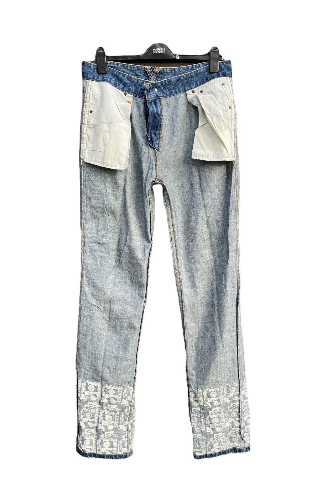 Hysteric Glamour × Japanese Brand Japanese Brand in The Attic Homme Denim Size US 34 / EU 50 - 10 Thumbnail