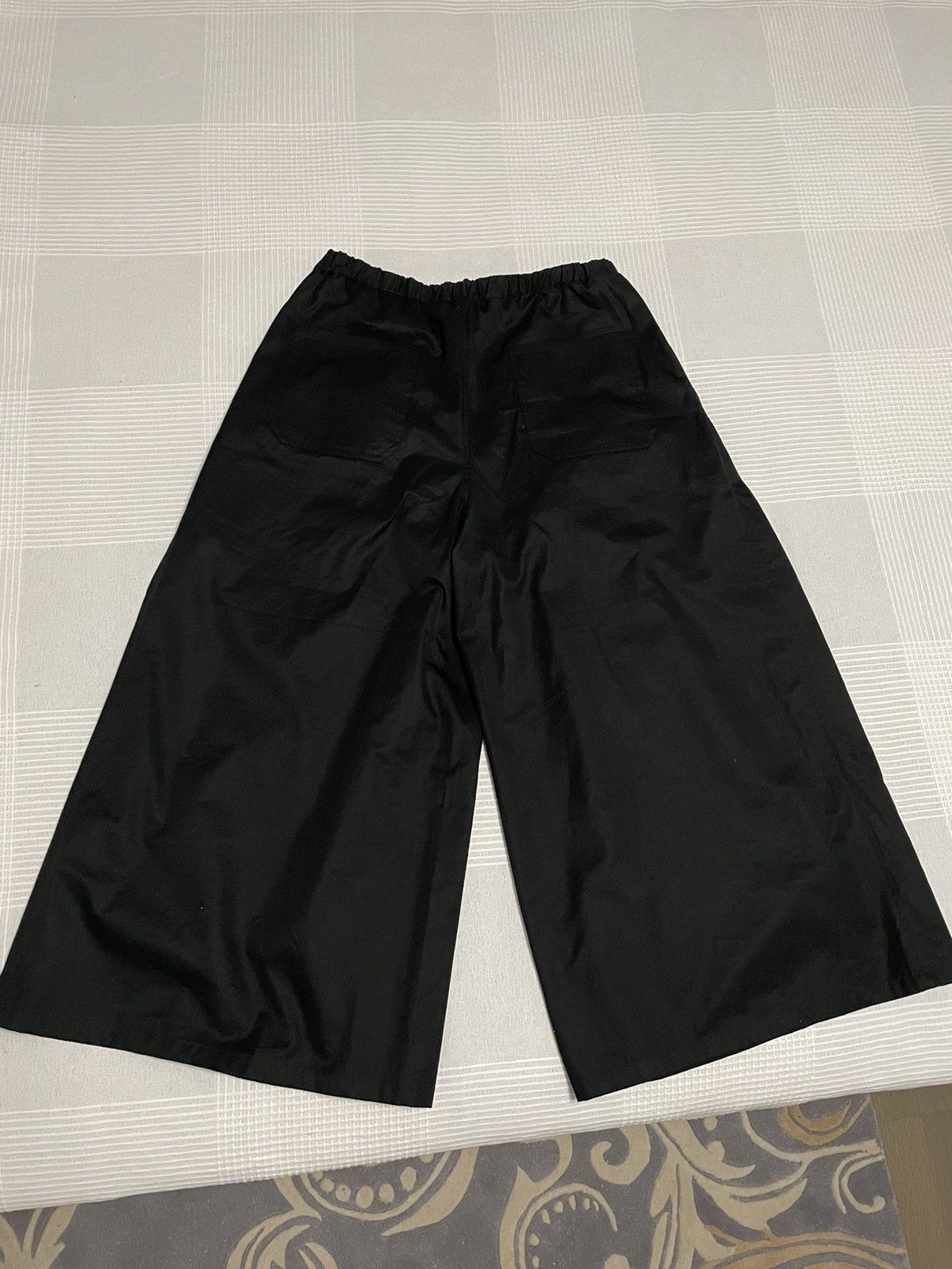 image of Lad Musician Cropped Wide Pants in Black, Men's (Size 32)