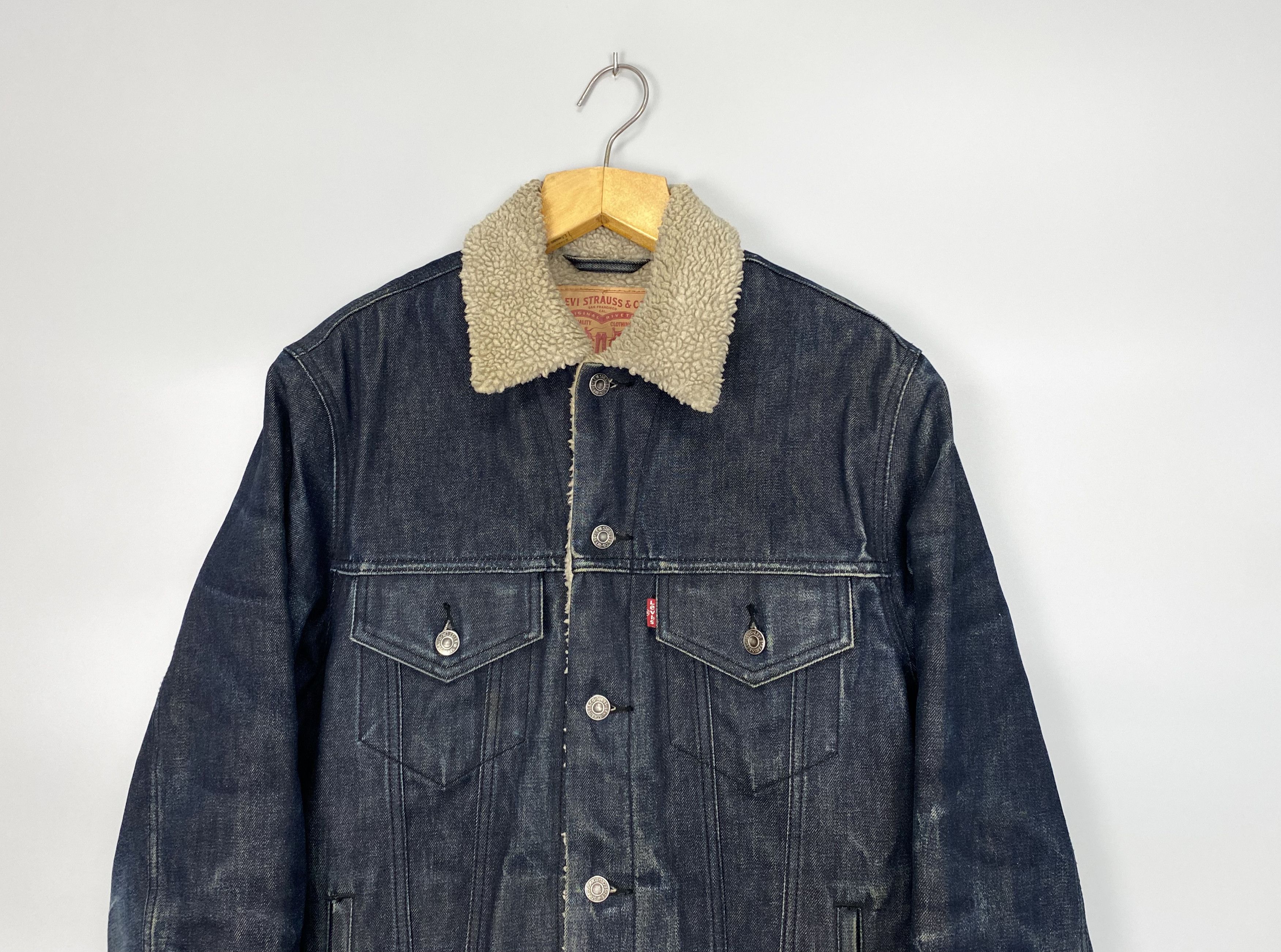 Levi's LEVIS Trucker Sherpa Type III Denim Size US M / EU 48-50 / 2 - 4 Thumbnail