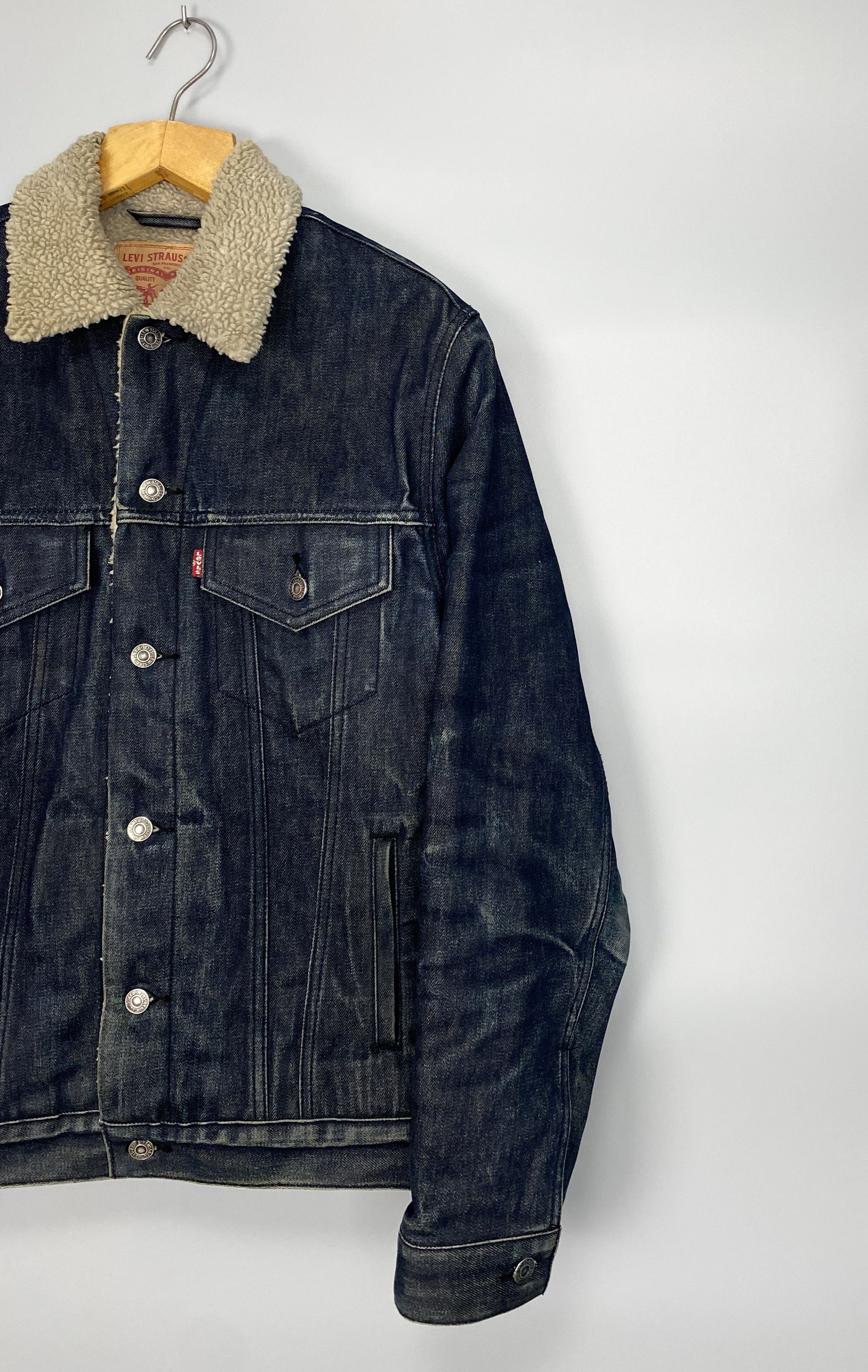 Levi's LEVIS Trucker Sherpa Type III Denim Size US M / EU 48-50 / 2 - 3 Thumbnail