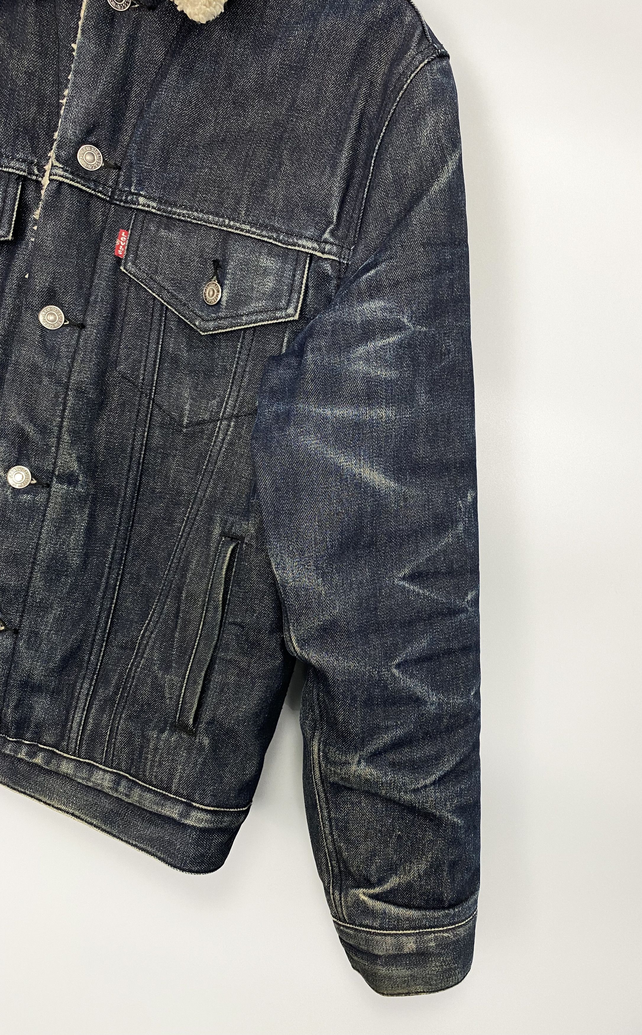 Levi's LEVIS Trucker Sherpa Type III Denim Size US M / EU 48-50 / 2 - 9 Thumbnail