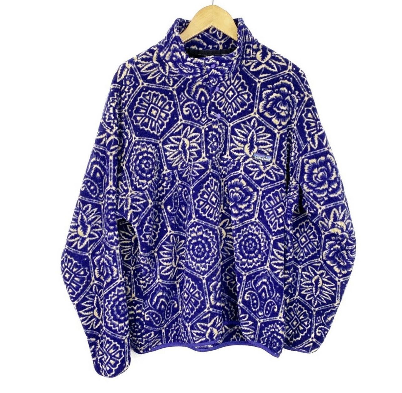 Patagonia × Vintage Vintage Patagonia Synchilla Nepali Hexagon