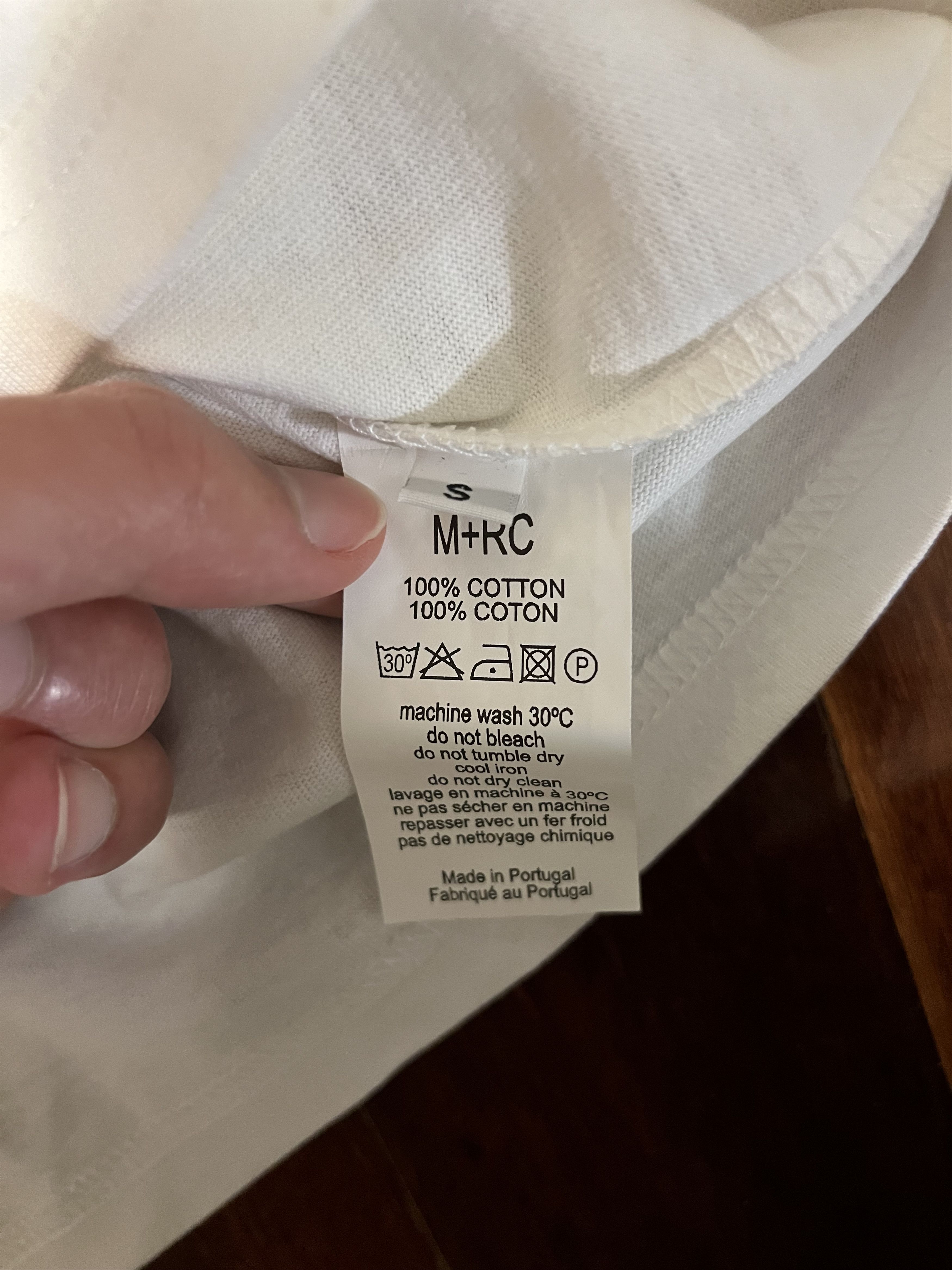 M+Rc Noir 💚 M+RC Noir Logo Tee White Small NEW Size US S / EU 44-46 / 1 - 6 Thumbnail