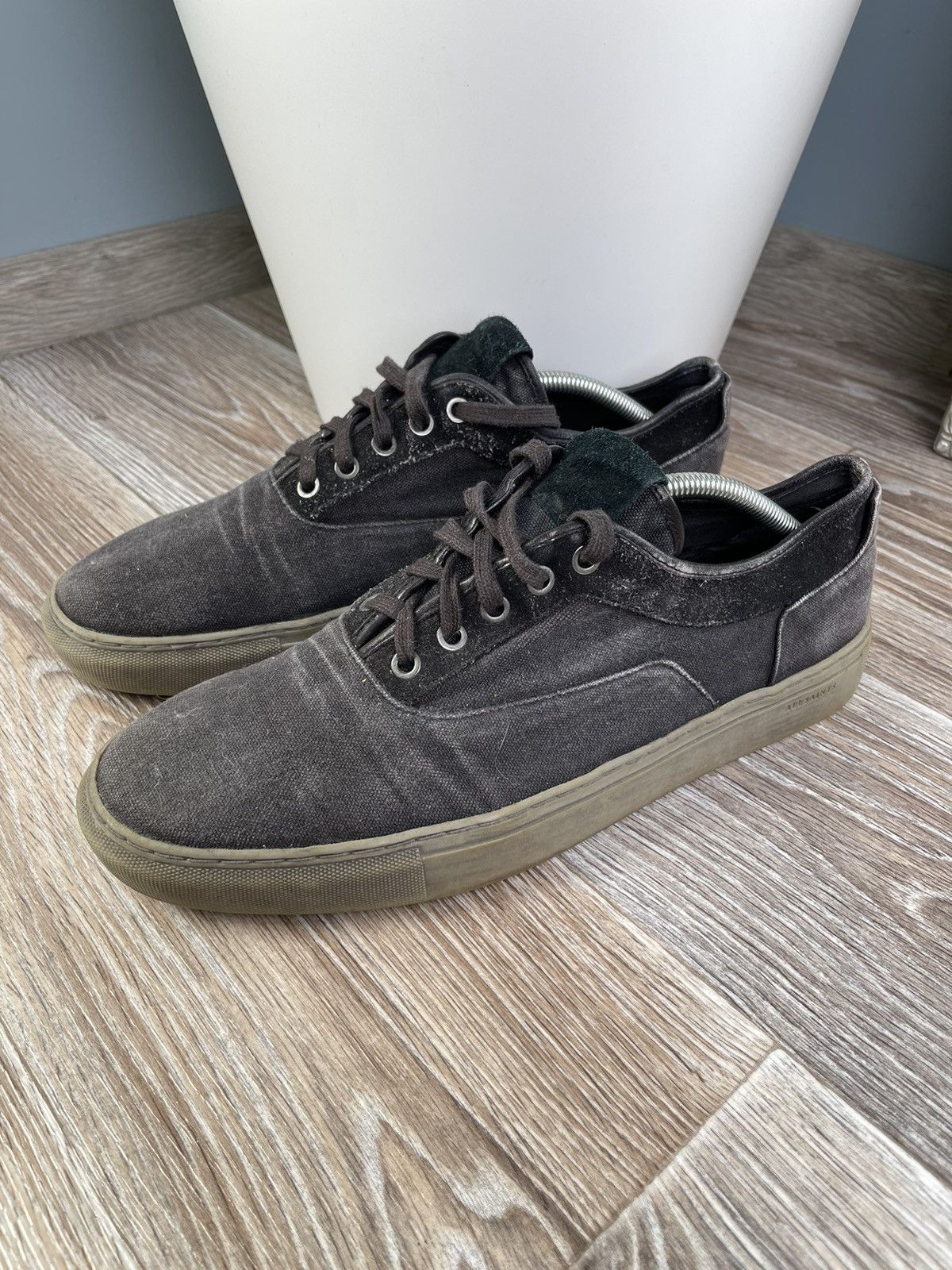 Allsaints Allsaints Washed Cotton Sneakers Size US 11 / EU 44 - 1 Thumbnail