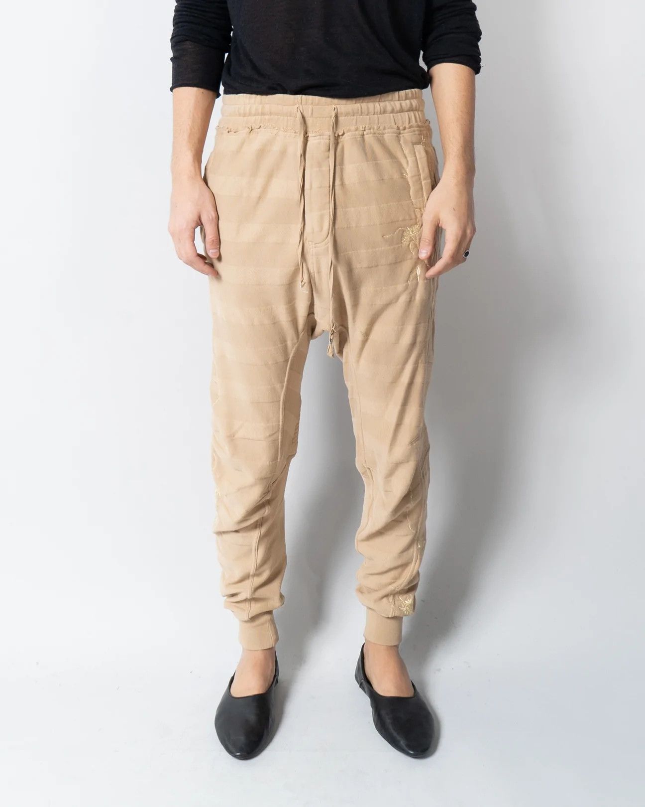 Haider Ackermann FW18 Floral Embroidered Jogger Sample Size US 30 / EU 46 - 1 Thumbnail