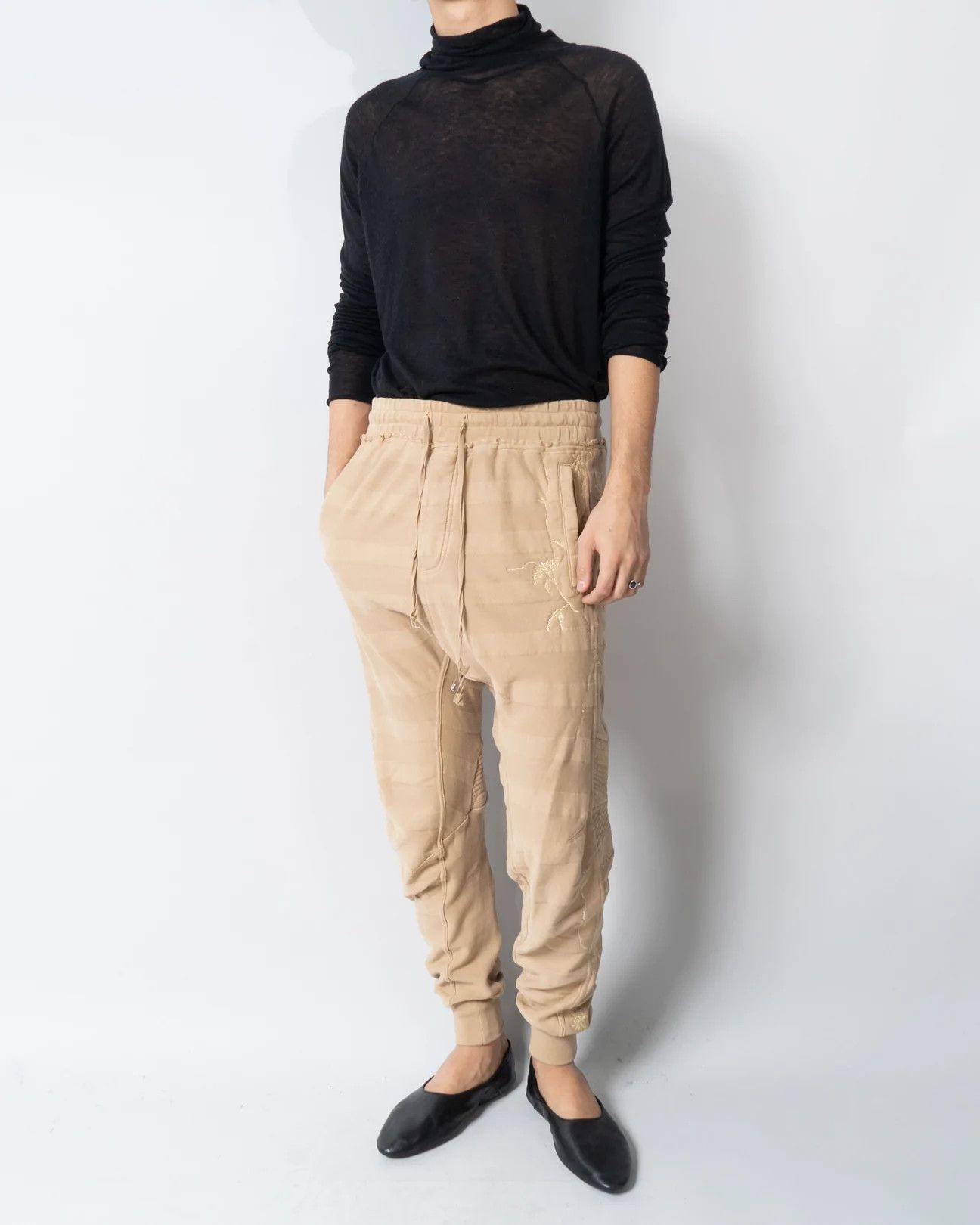 Haider Ackermann FW18 Floral Embroidered Jogger Sample Size US 30 / EU 46 - 2 Thumbnail