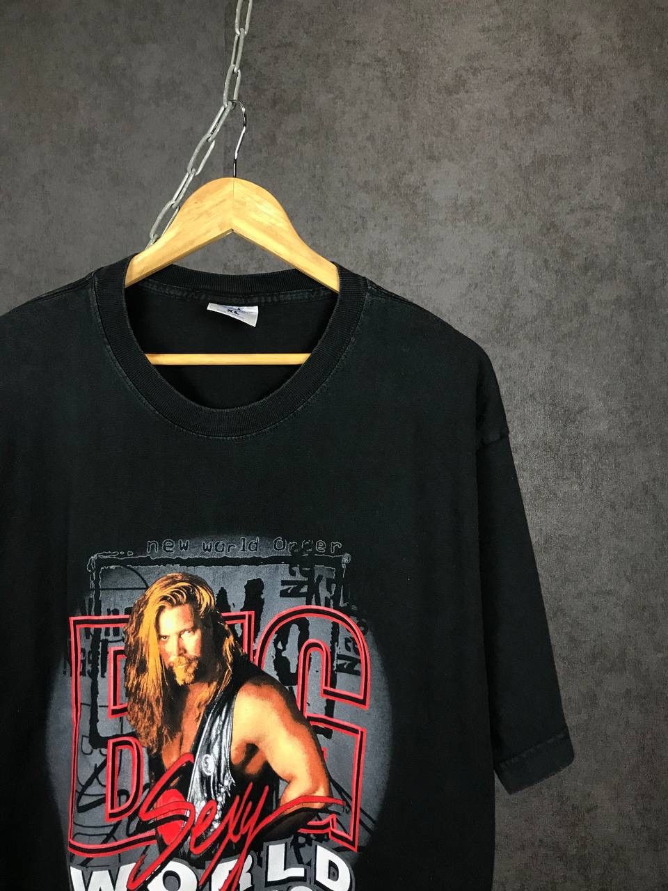 WWE NWO New World Order vintage WWE WWF overprinted tee Size US XL / EU 56 / 4 - 3 Thumbnail