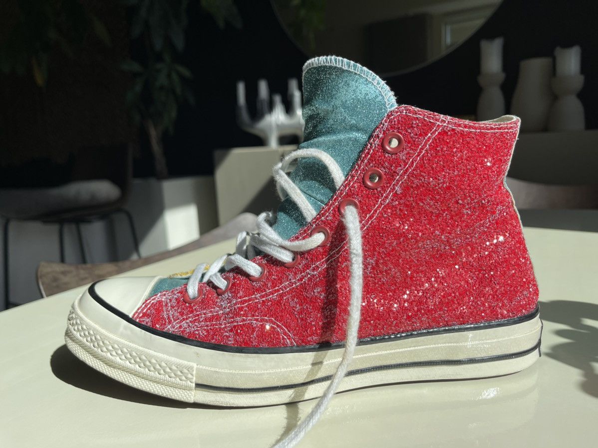 Converse x jw anderson chuck 70 glitter high top best sale