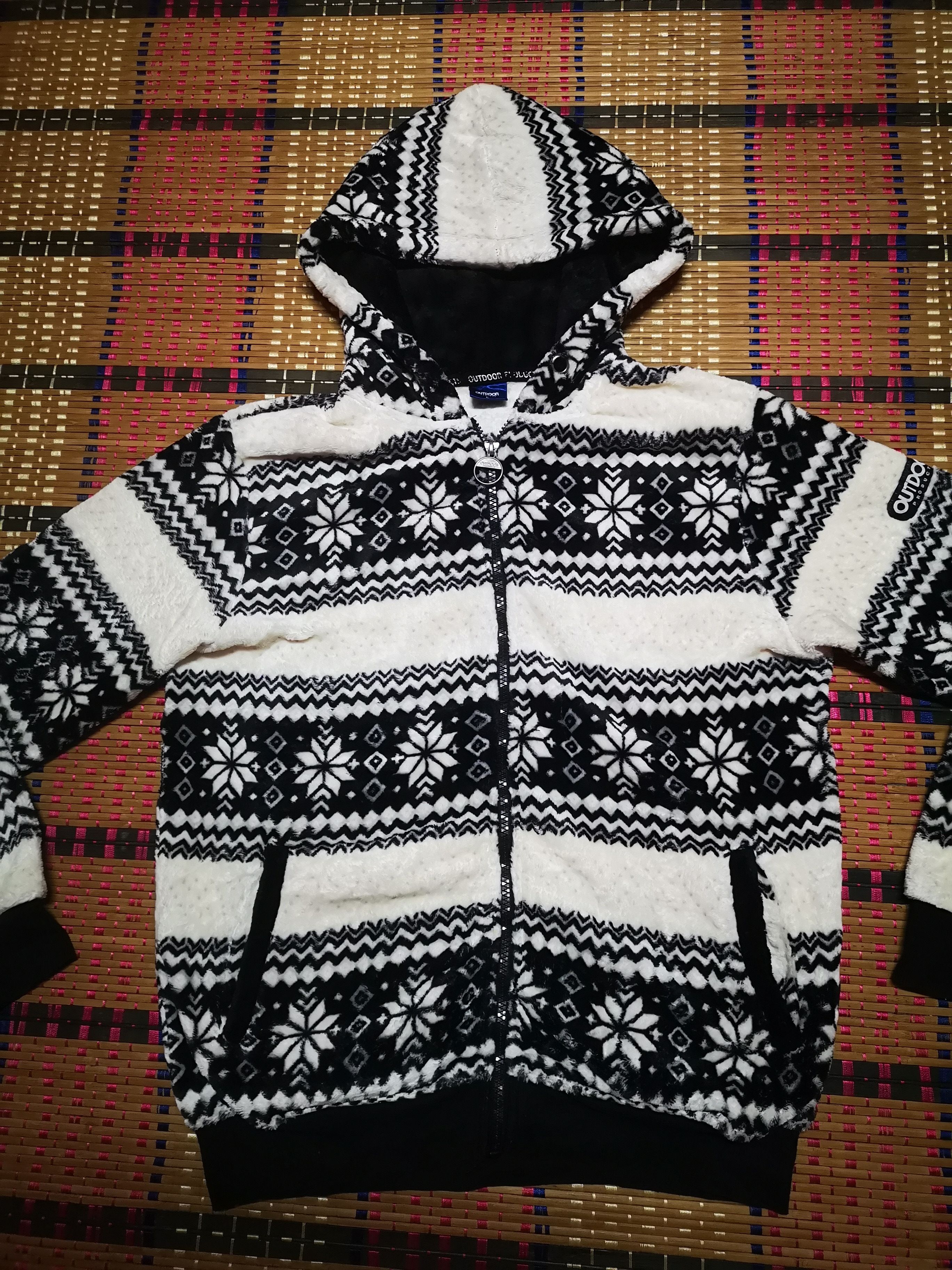 Japanese Brand Outdoor Brand Fleece Hoodie Jacket Size US L / EU 52-54 / 3 - 5 Thumbnail