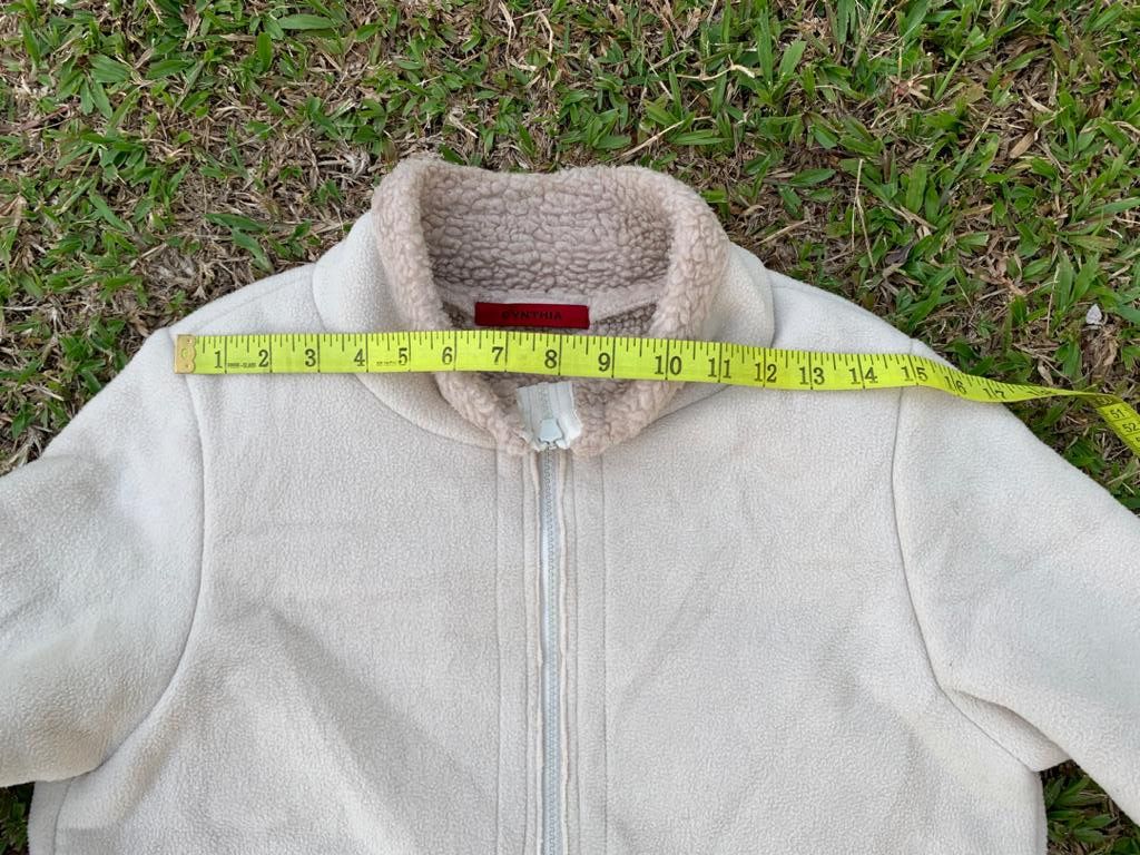Japanese Brand × Vintage CYNTHIA Sherpa Fleece Zipper Jacket Size US M / EU 48-50 / 2 - 14 Thumbnail