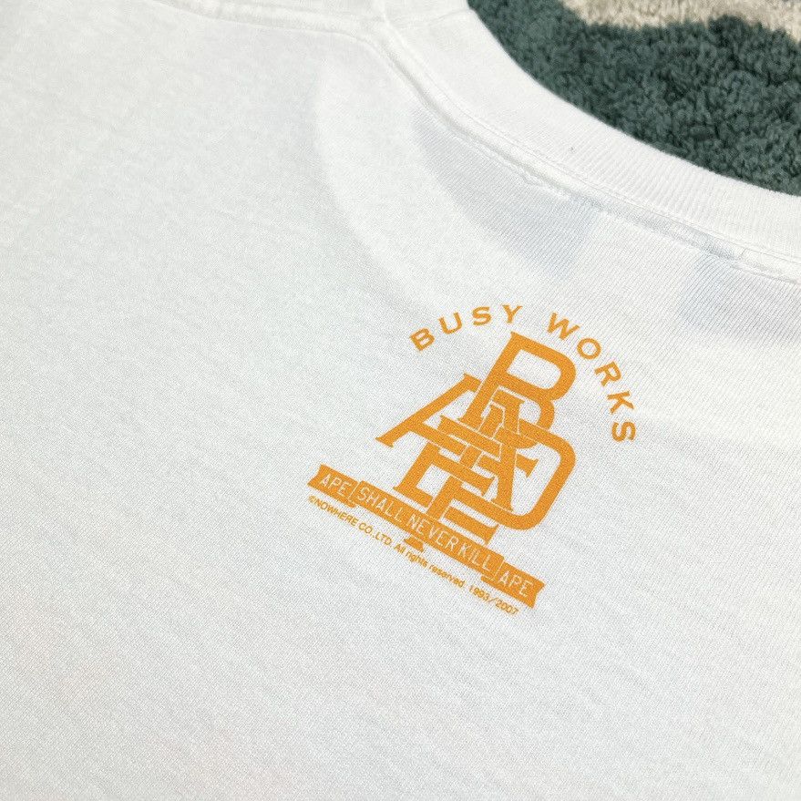 Bape 2007 A Bathing Ape “Bape®️” White T Size US L / EU 52-54 / 3 - 4 Thumbnail