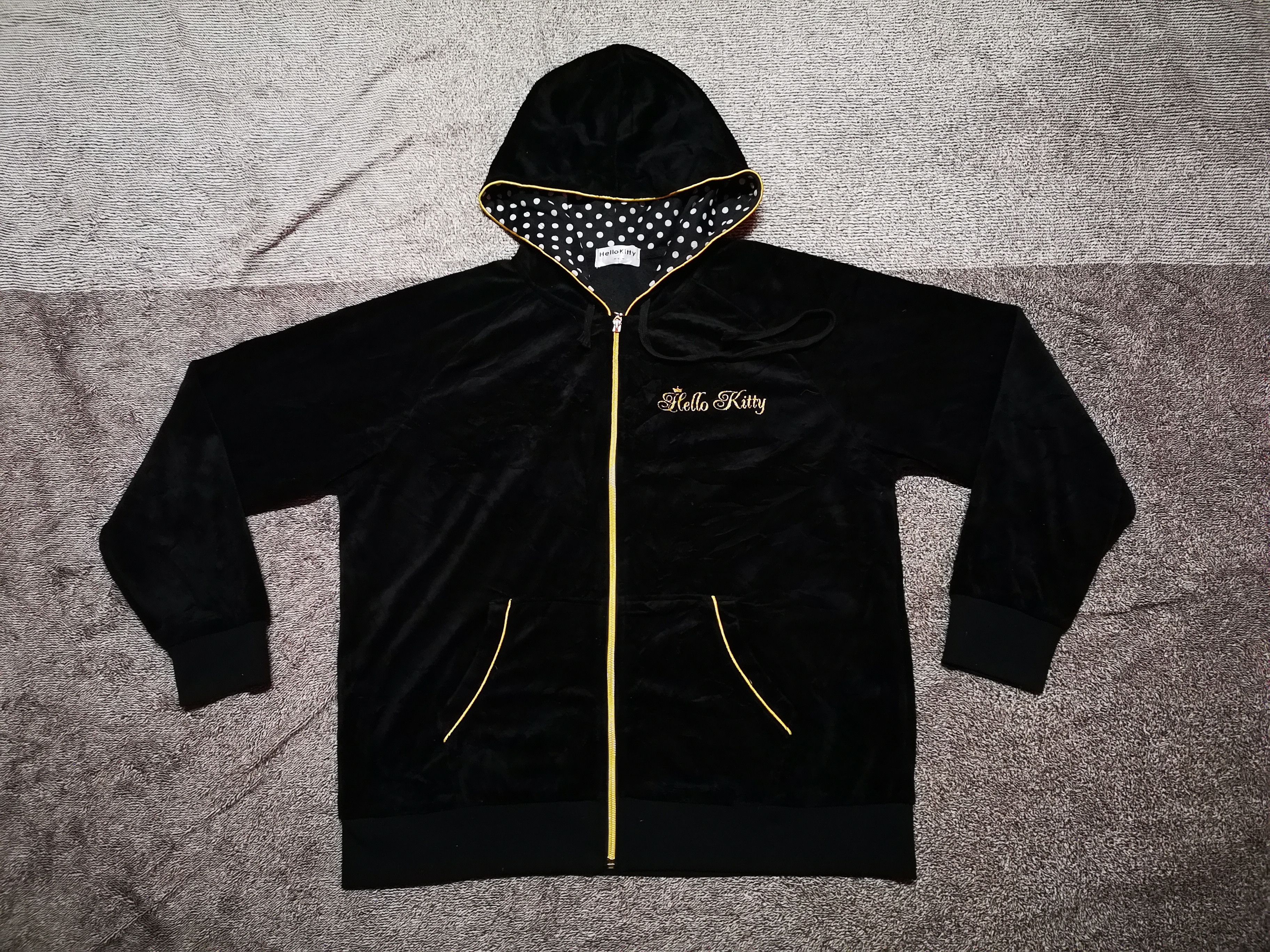 Anime Hello Kitty zipper Hoodie x fleece Size US L / EU 52-54 / 3 - 2 Thumbnail