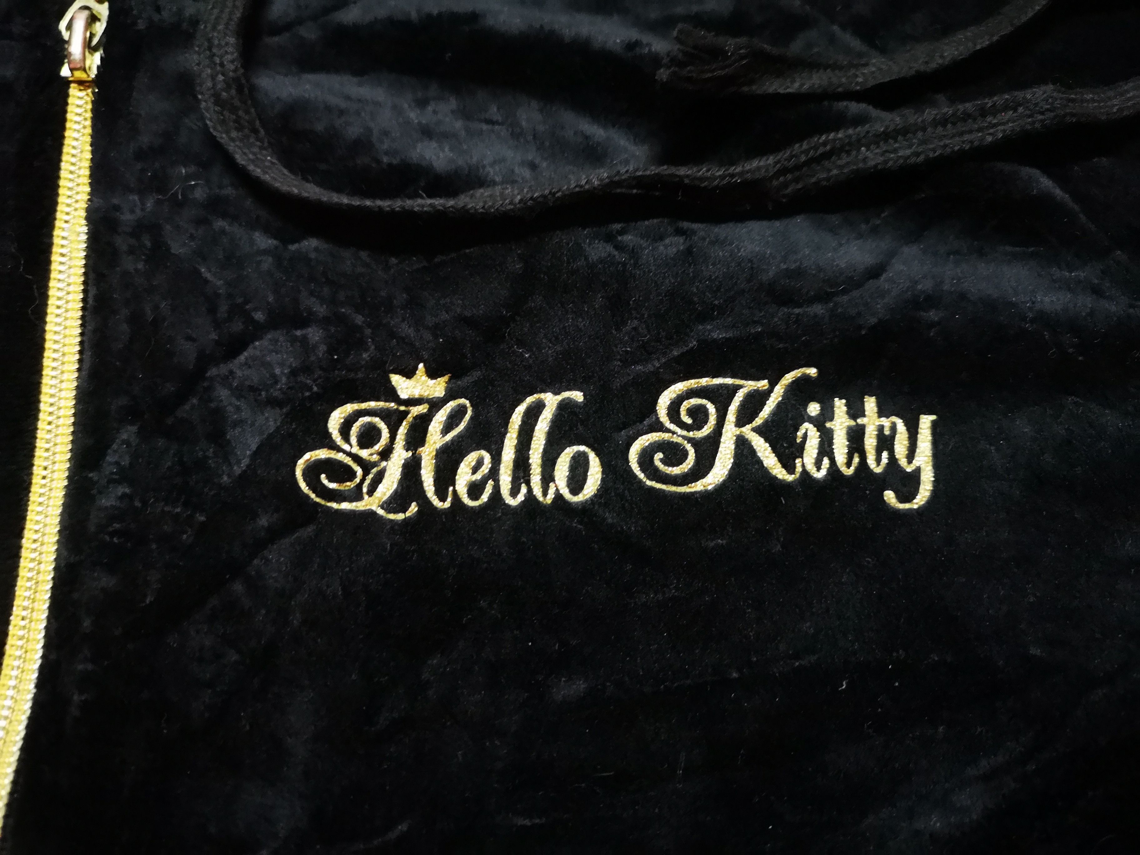 Anime Hello Kitty zipper Hoodie x fleece Size US L / EU 52-54 / 3 - 4 Thumbnail