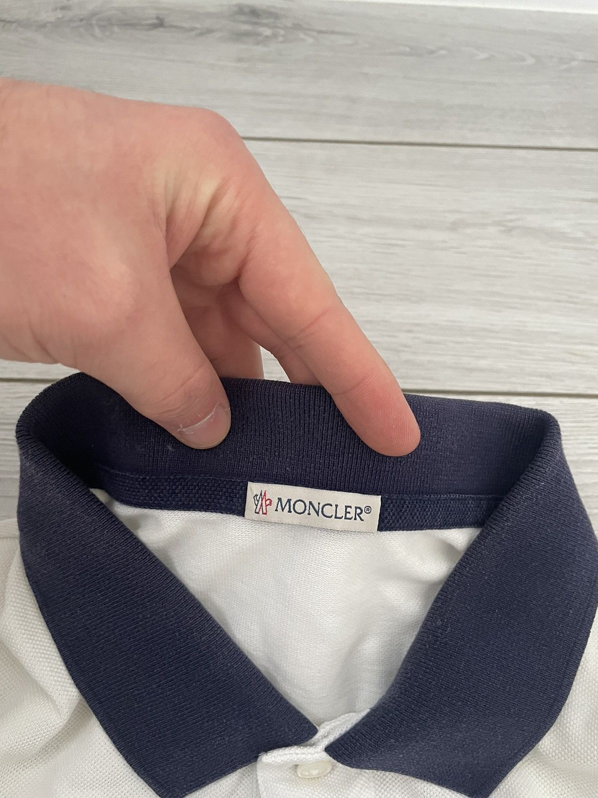 Moncler Moncler Polo T-Shirt Logo Size US L / EU 52-54 / 3 - 12 Thumbnail