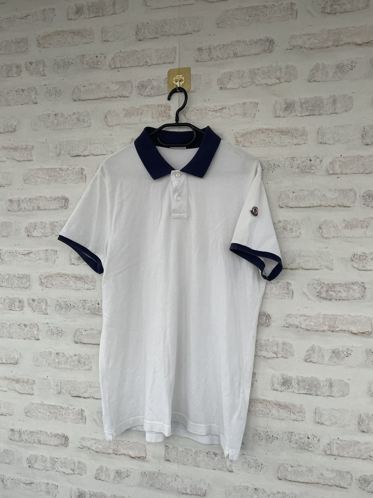 Moncler Moncler Polo T-Shirt Logo Size US L / EU 52-54 / 3 - 1 Thumbnail