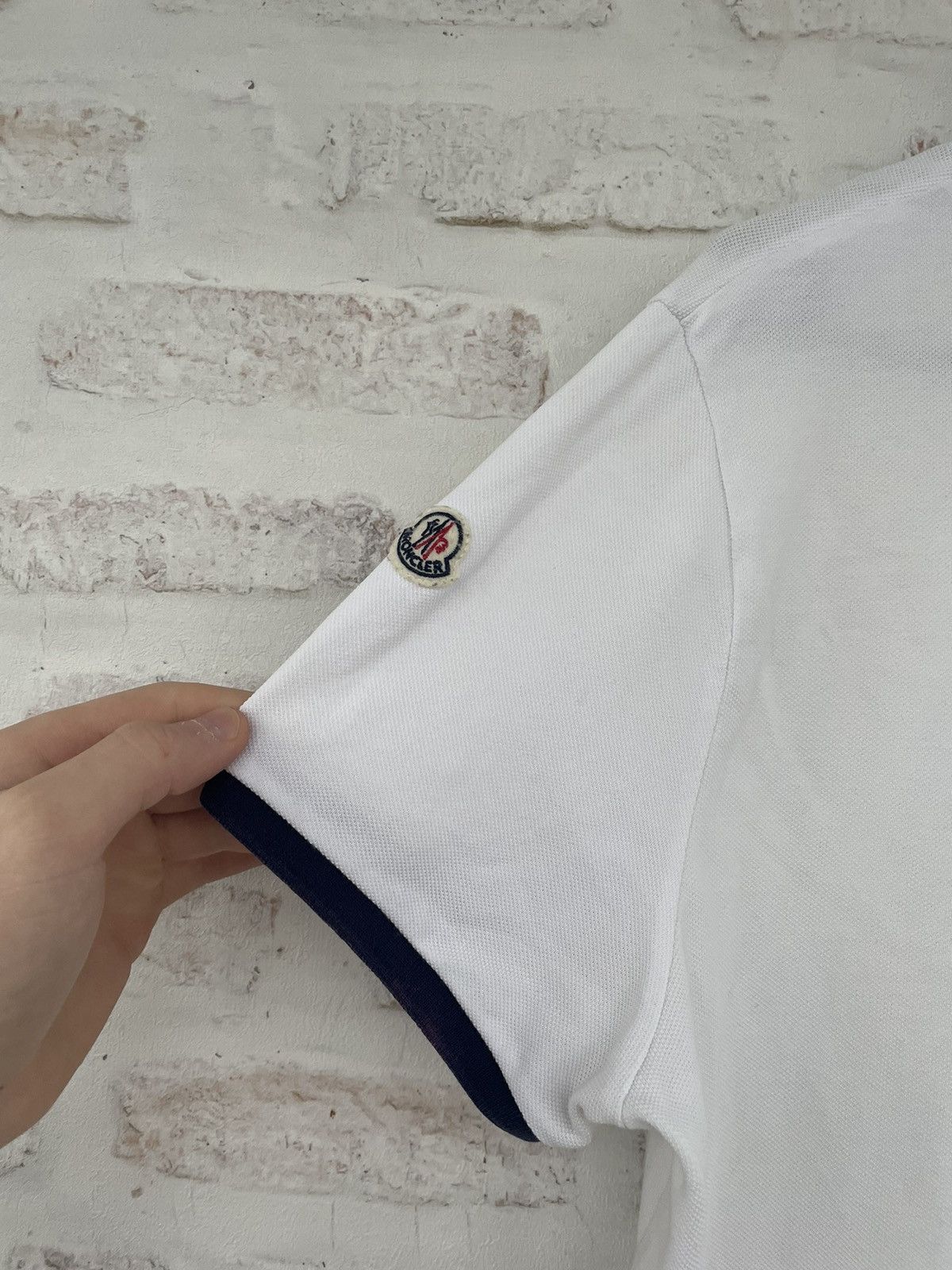 Moncler Moncler Polo T-Shirt Logo Size US L / EU 52-54 / 3 - 21 Thumbnail