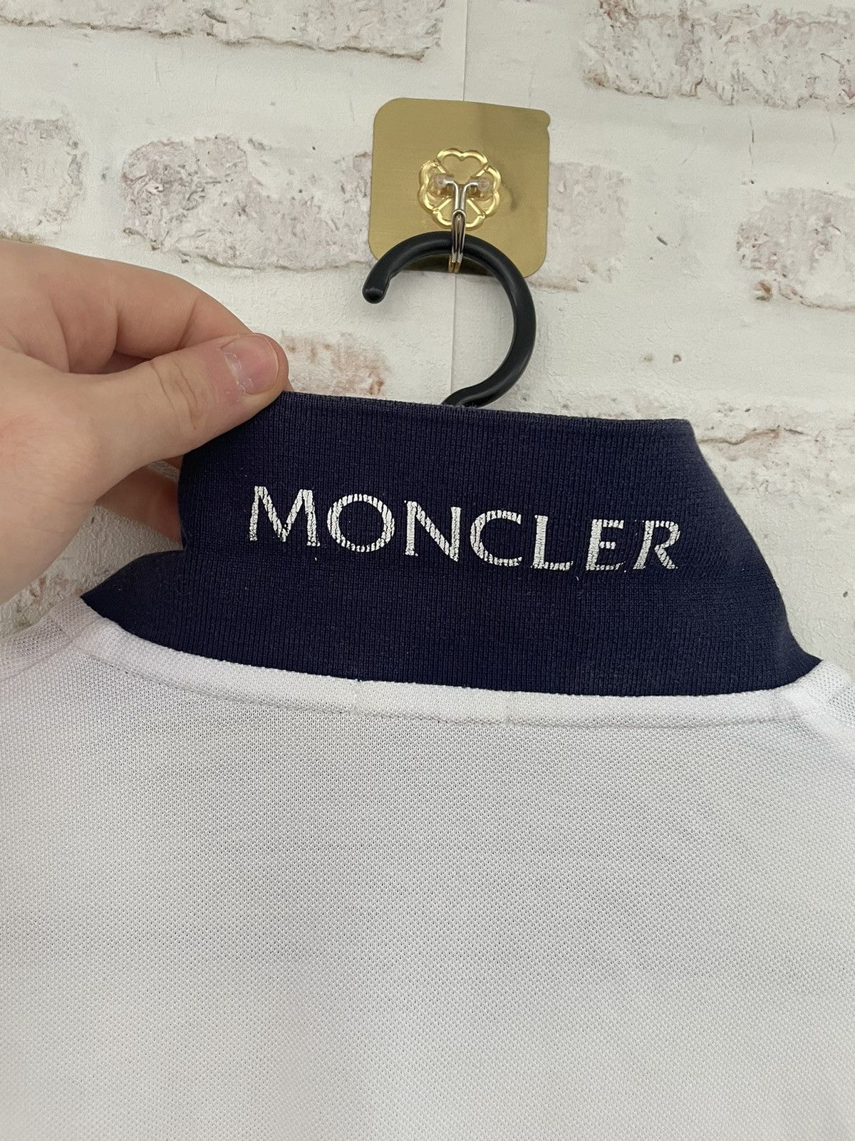 Moncler Moncler Polo T-Shirt Logo Size US L / EU 52-54 / 3 - 20 Thumbnail