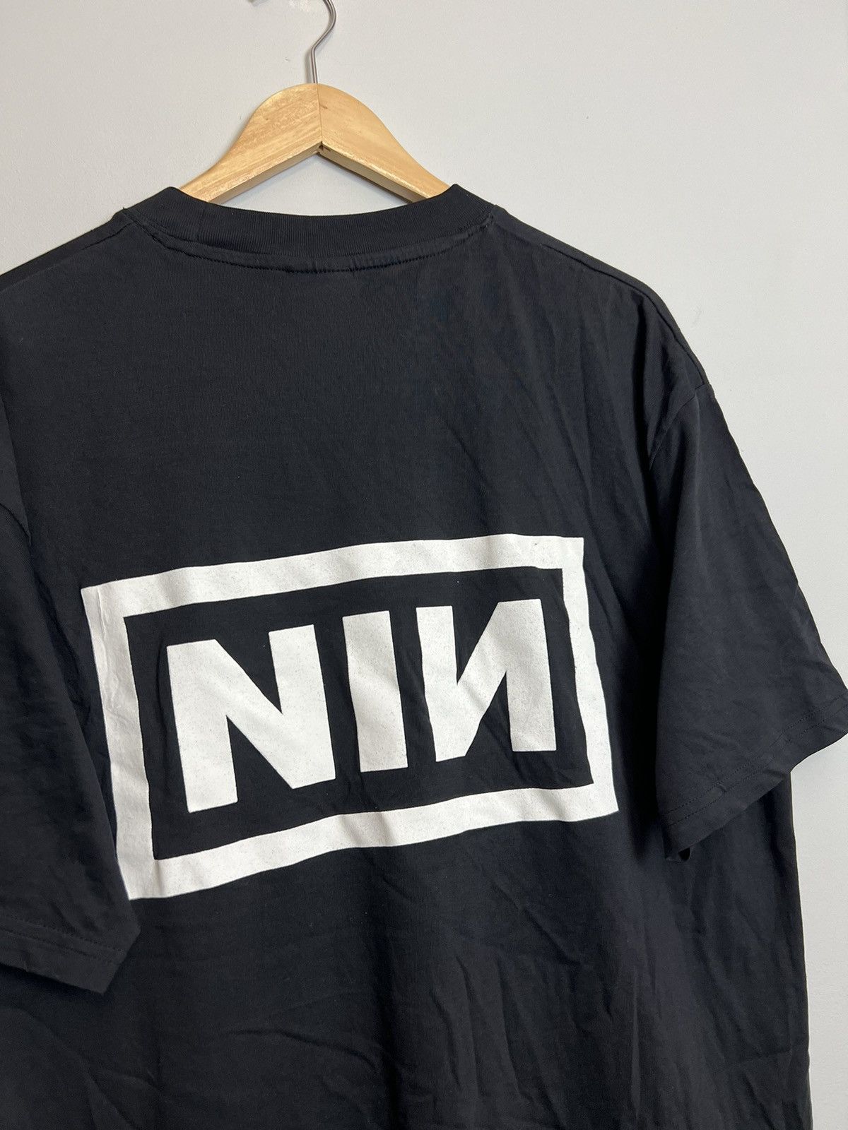 Band Tees × Vintage 90s Vintage Nine Inch Nails Big Logo RockBand Tour Tee Size US XL / EU 56 / 4 - 3 Thumbnail