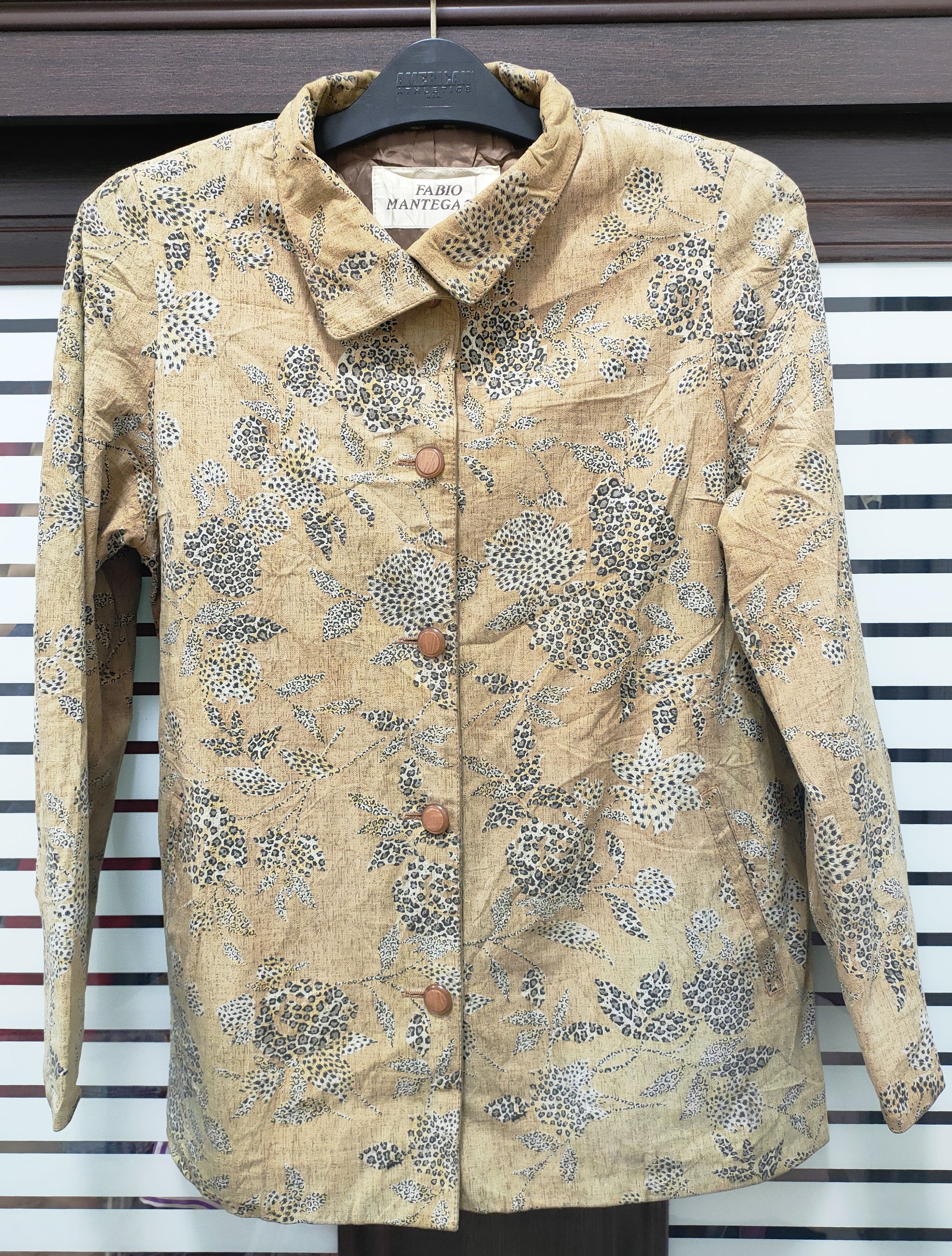 Italian Designer Fabio Montegazza Suede Jacket Ladies