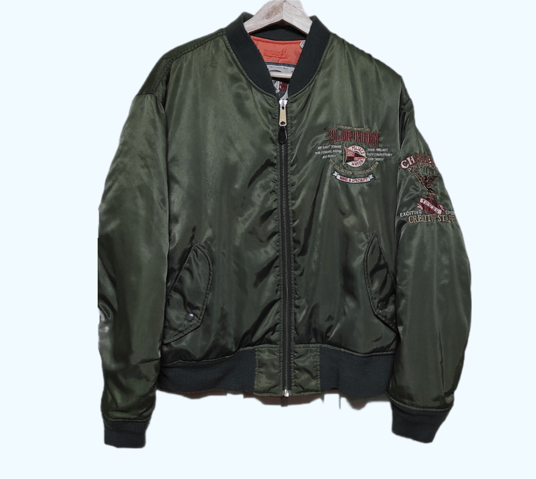 Japanese Brand Japanese Brand Mac Hope Bomber Jacket Size US L / EU 52-54 / 3 - 1 Thumbnail