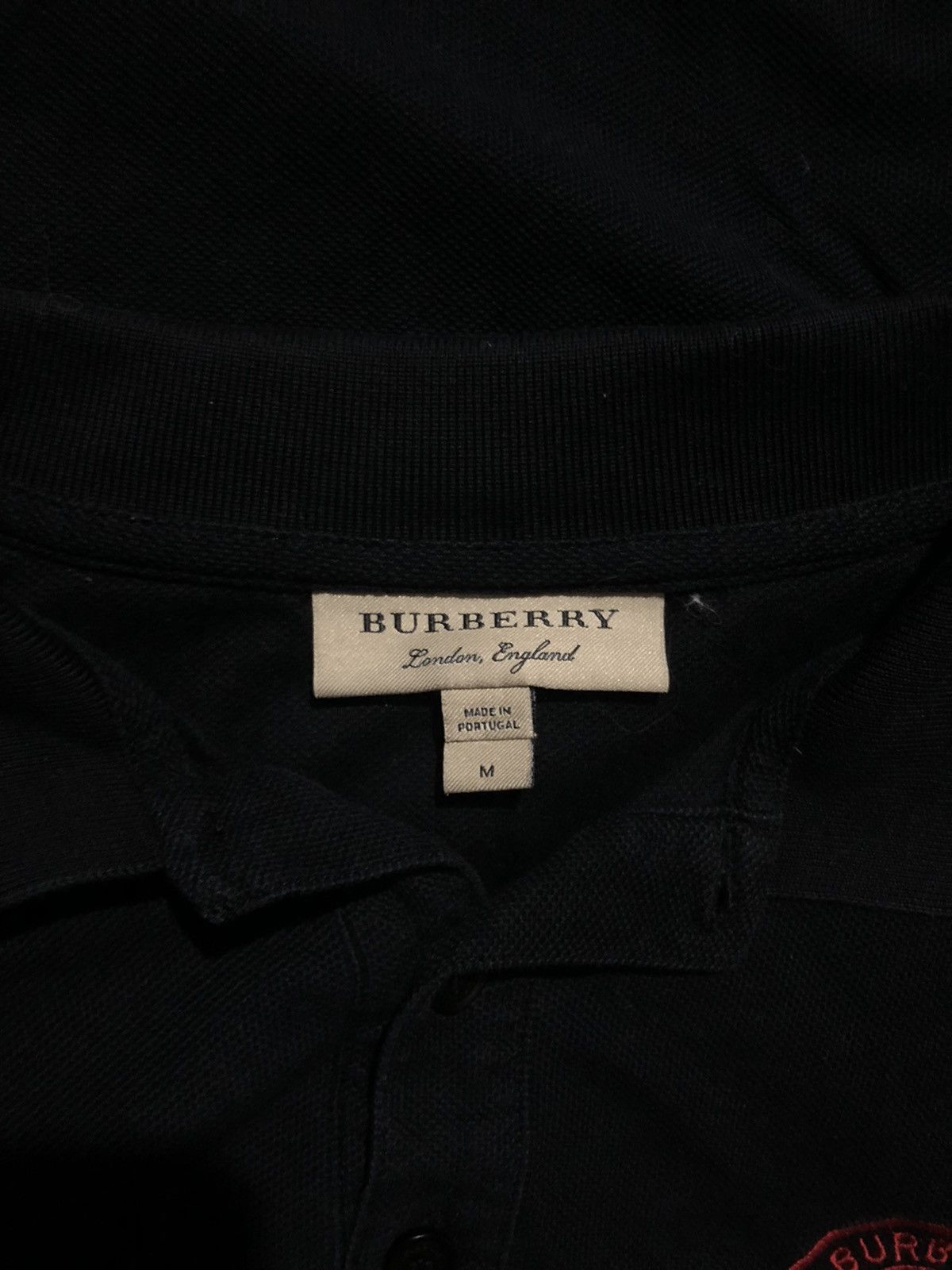 Burberry Burberry Polo Shirt - Black/Red Size US M / EU 48-50 / 2 - 4 Thumbnail
