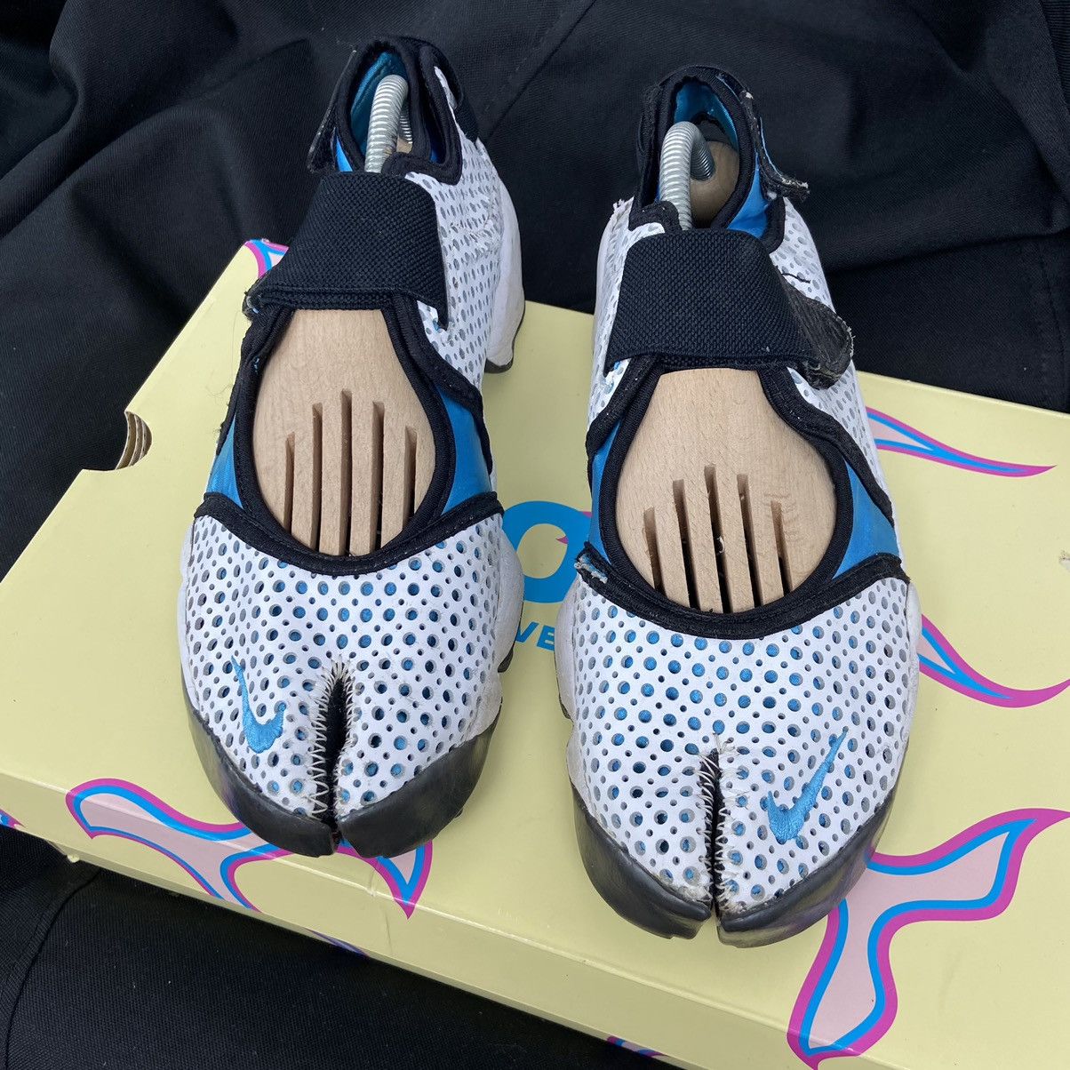 Nike TABI MARGIELA STYLE VINTAGE NIKE RIFT SANDALS SHOES - № 5009 Size US 9 / EU 42 - 2 Thumbnail